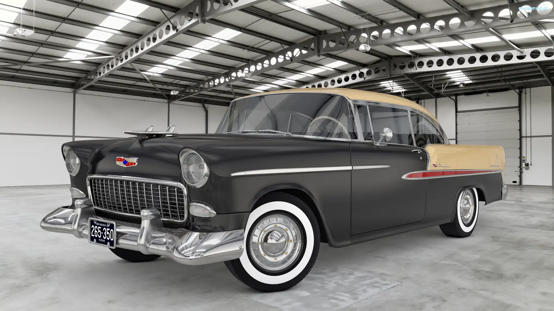 1955, Chevrolet Bel Air Coupe