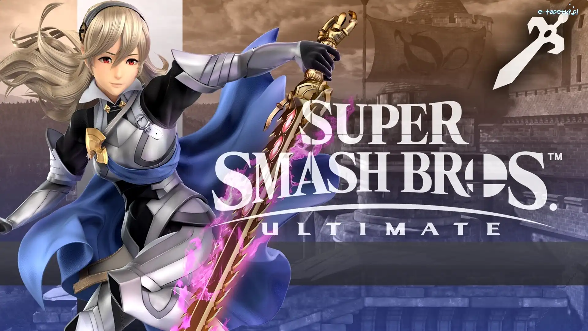 Gra, Ultimate, Super Smash Bros, Miecz, Dziewczyna