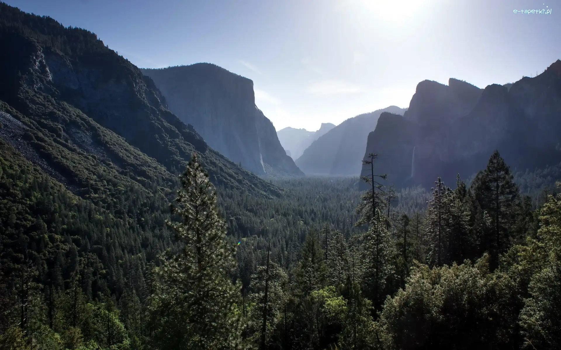 Park Narodowy Yosemite, Dolina Yosemite Valley, Góry, Stany Zjednoczone, Stan Kalifornia