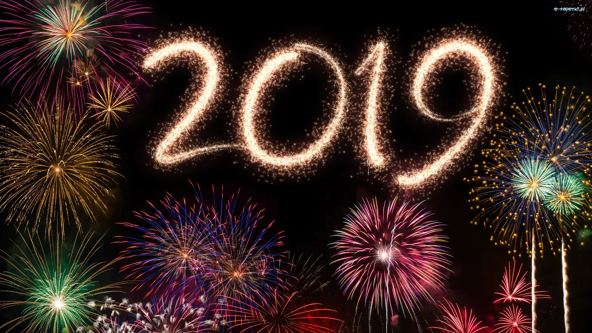 2019, Rok, Fajerwerki