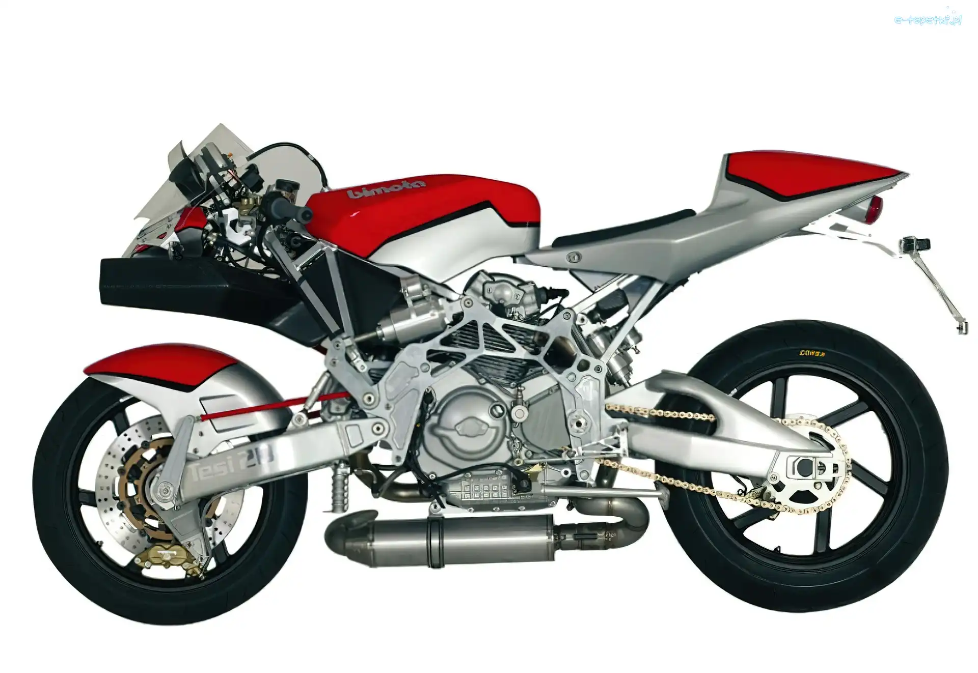 Motor, Naked, Futurystyczny, 2D, Tesi 3D, Bimota