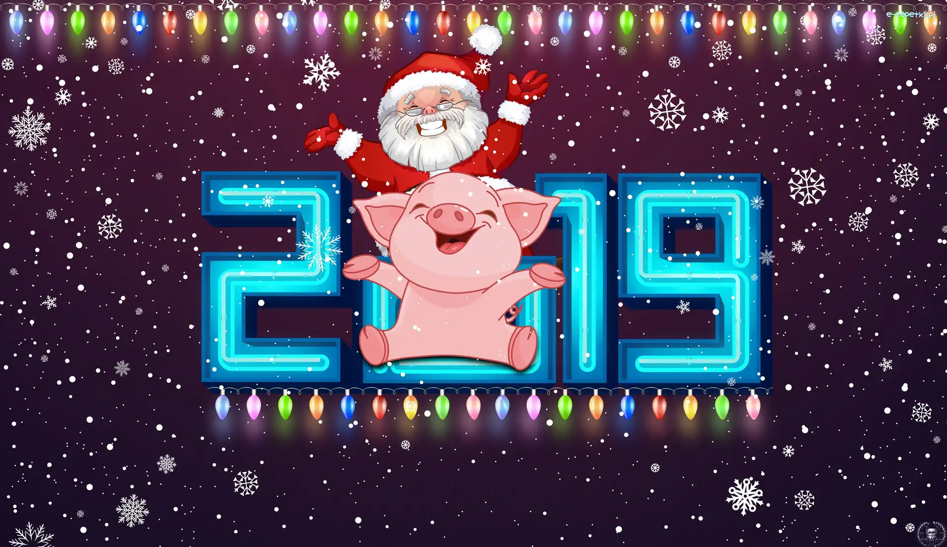 2019, Świnka, Mikołaj, Nowy Rok