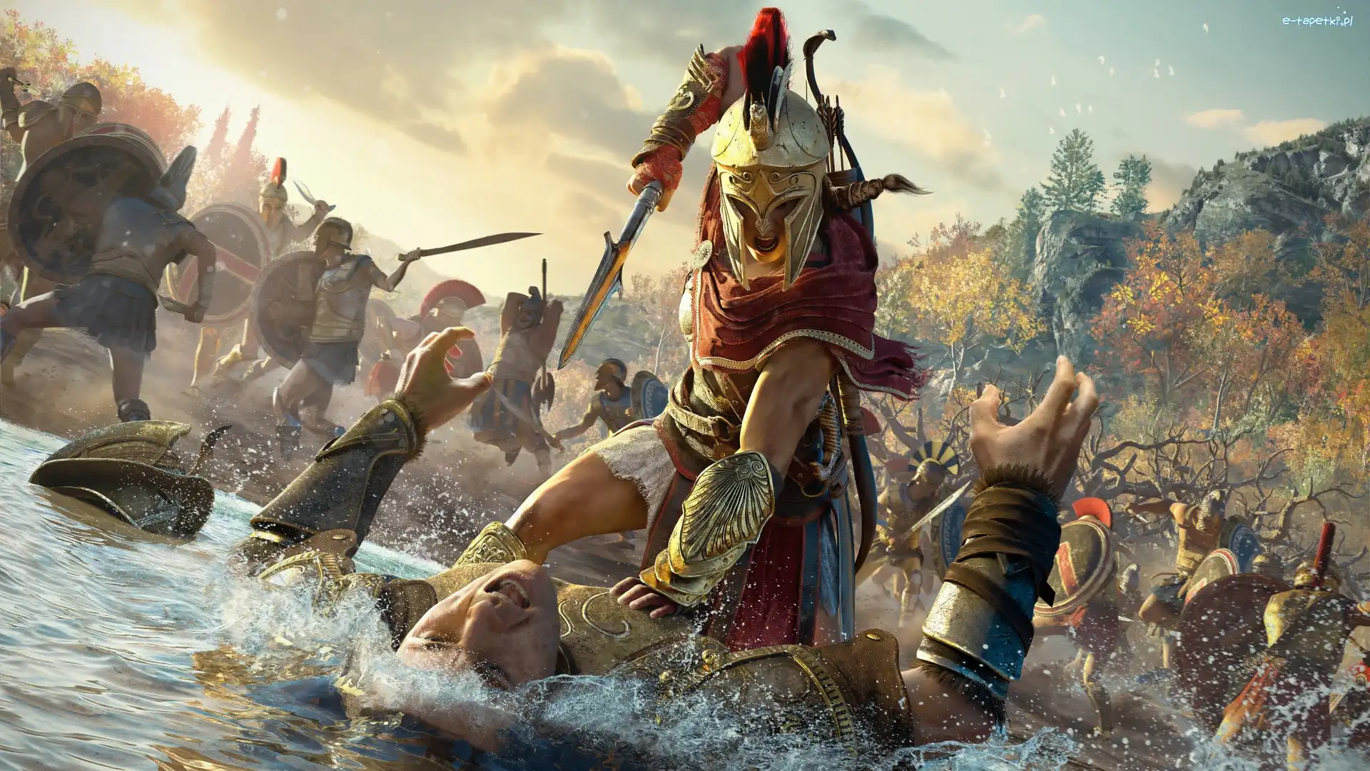 Gra, Walka, Assassins Creed Odyssey, Kasandra, Postać