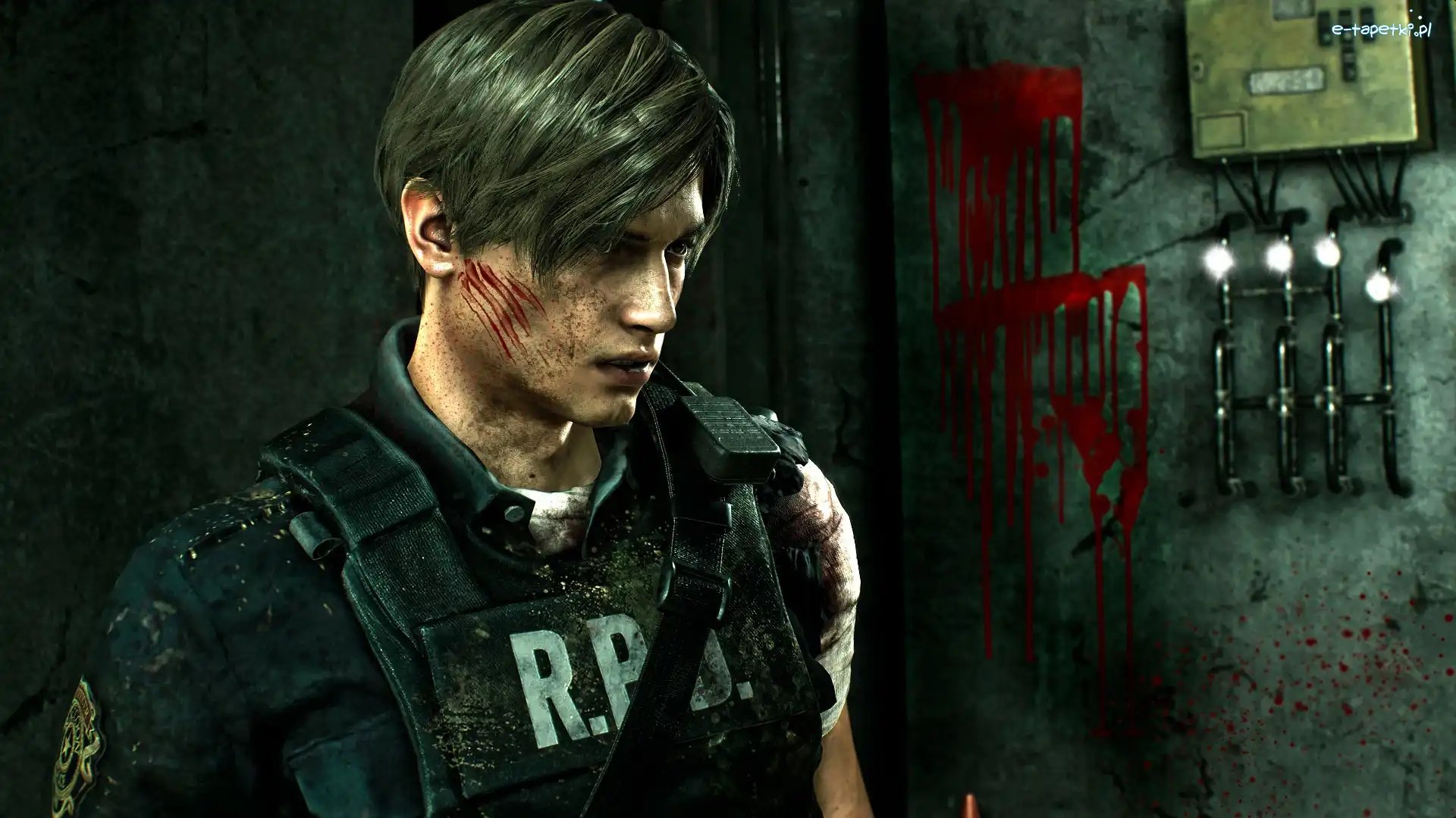 Gra, Postać, Resident Evil, Mundur, Leon S Kennedy