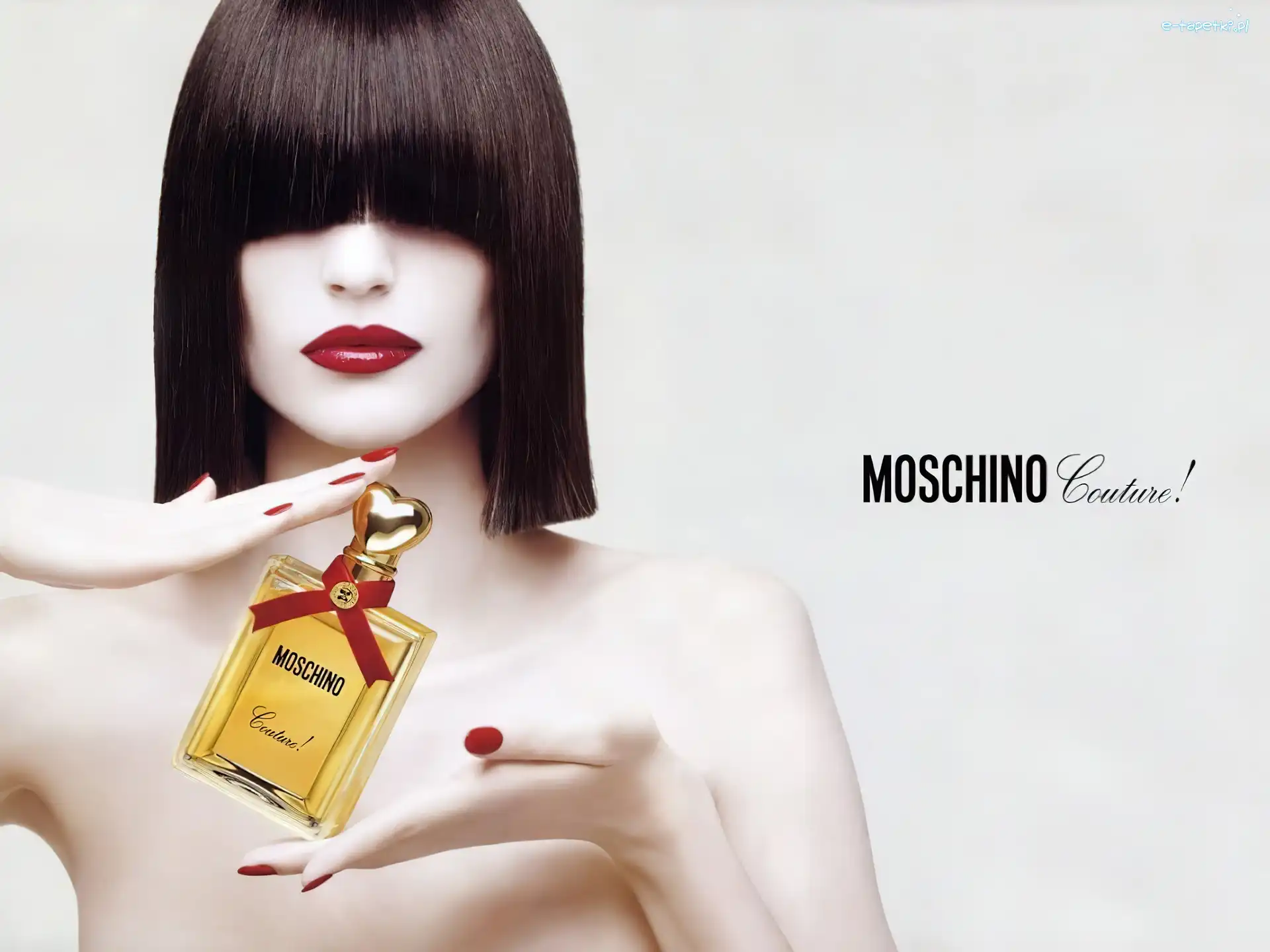 kobieta, flakon, perfumy, Moschino