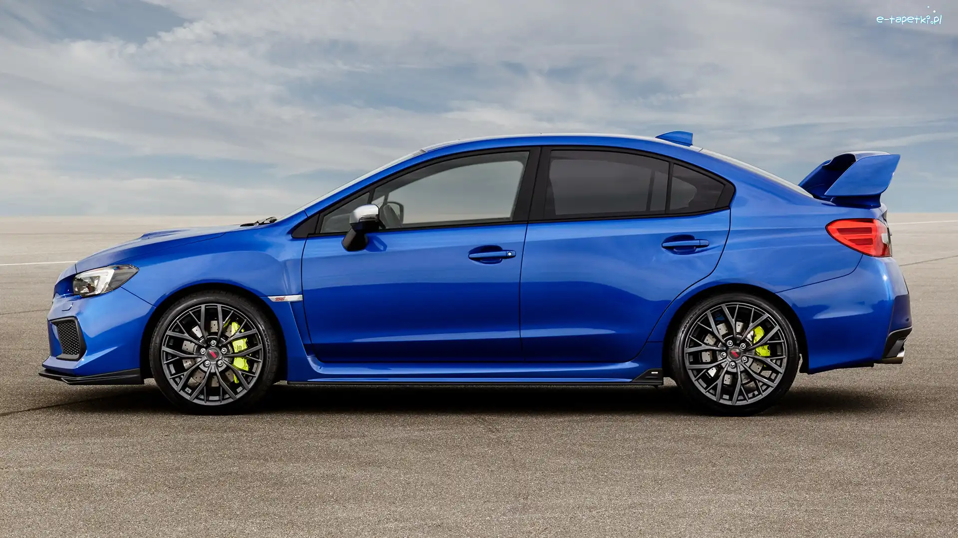 Bok, Subaru Impreza, Niebieskie