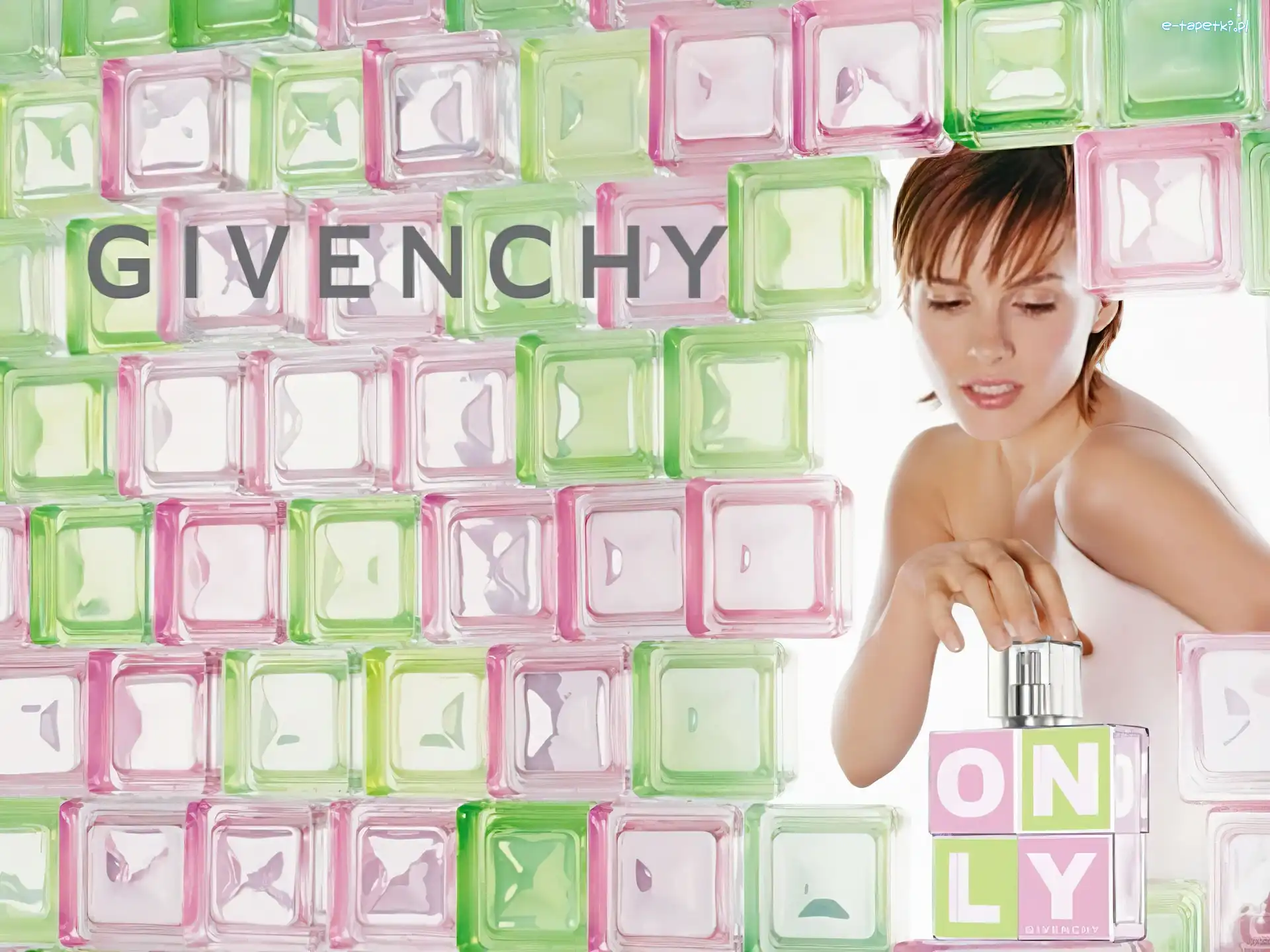 flakon, perfumy, kobieta, Givenchy