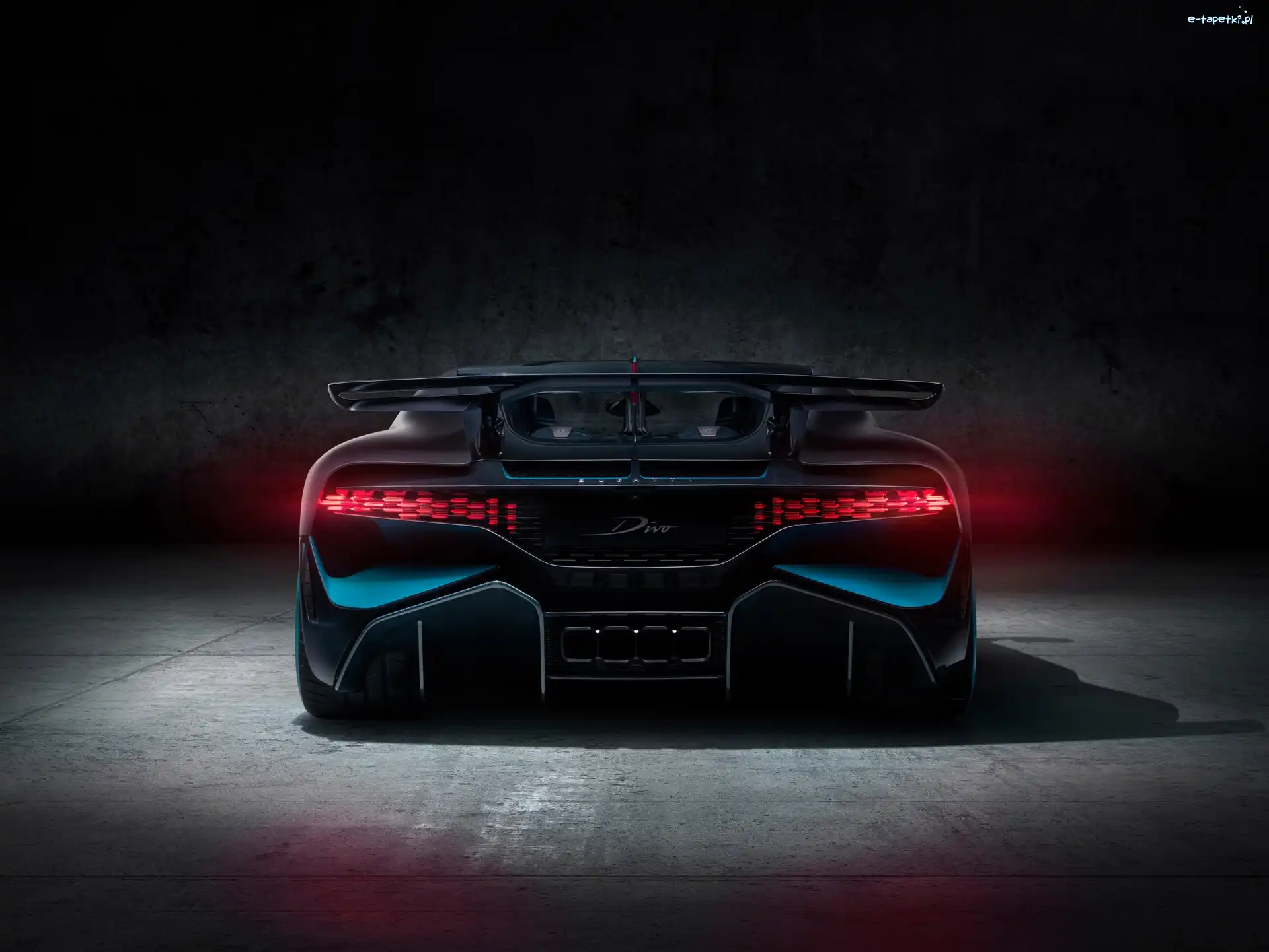 Światła, Tył, Bugatti Divo
