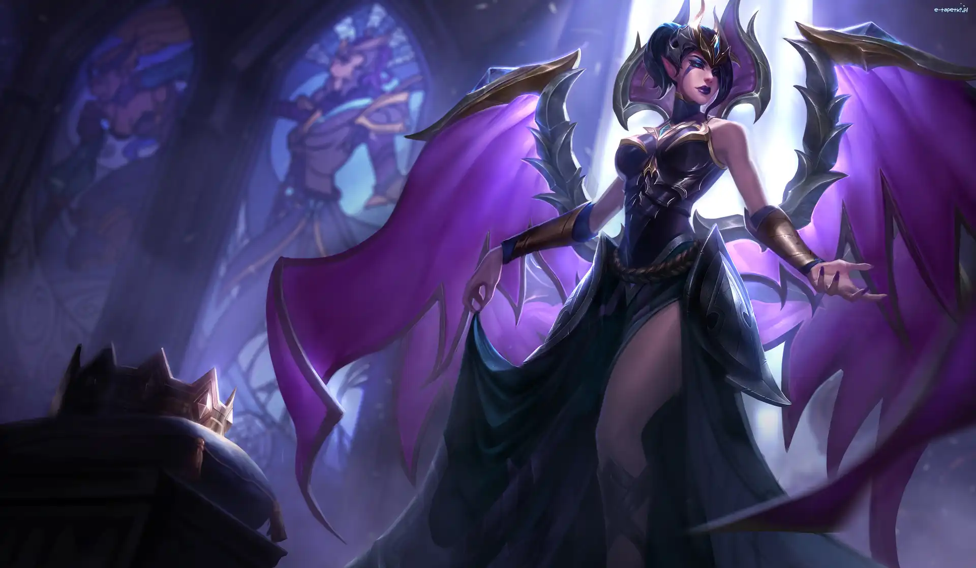 Gra, Postać, League of Legends, Upadły Anioł, Morgana