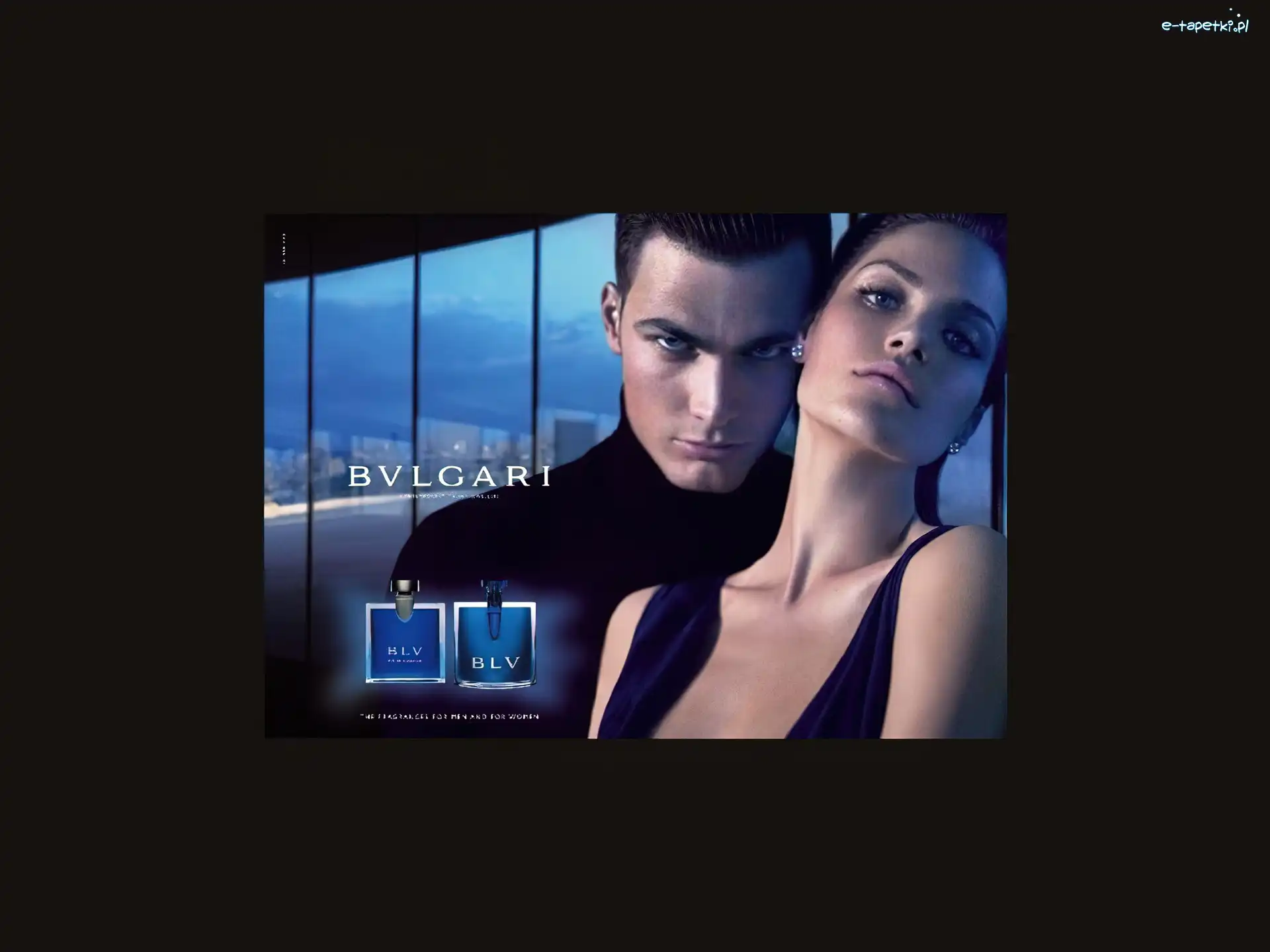 Bvlgari, mężczyzna, kobieta, perfum, flakon
