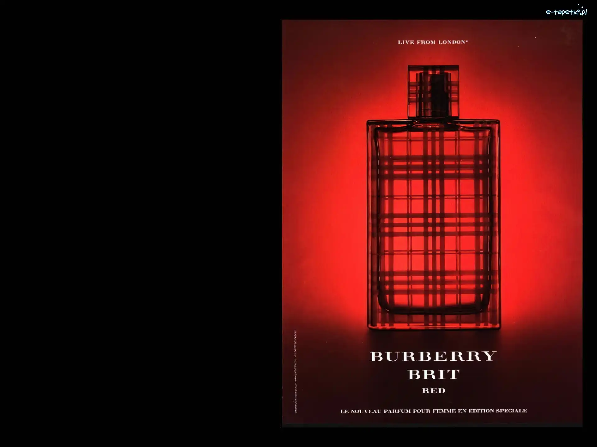 red, flakon, perfumy, Burberry