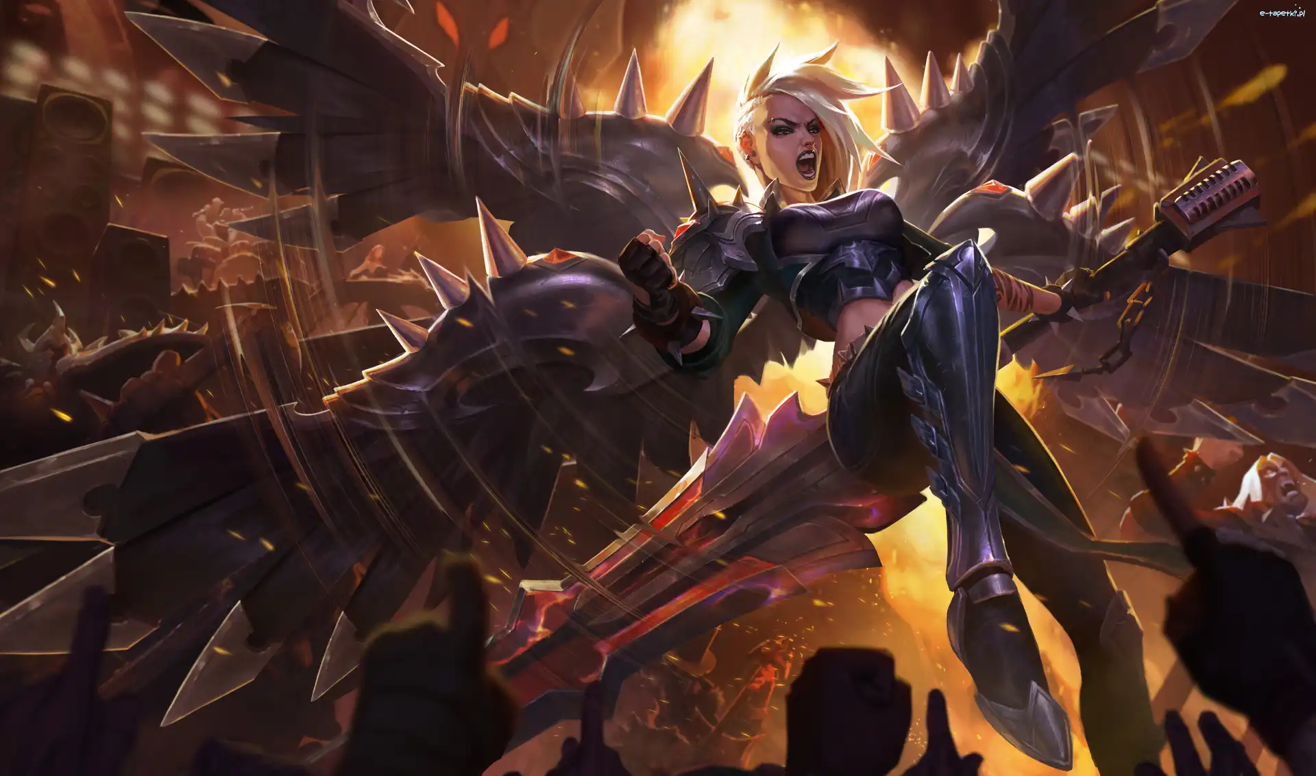 Gry, Postać, League of Legends, Sprawiedliwa, Kayle