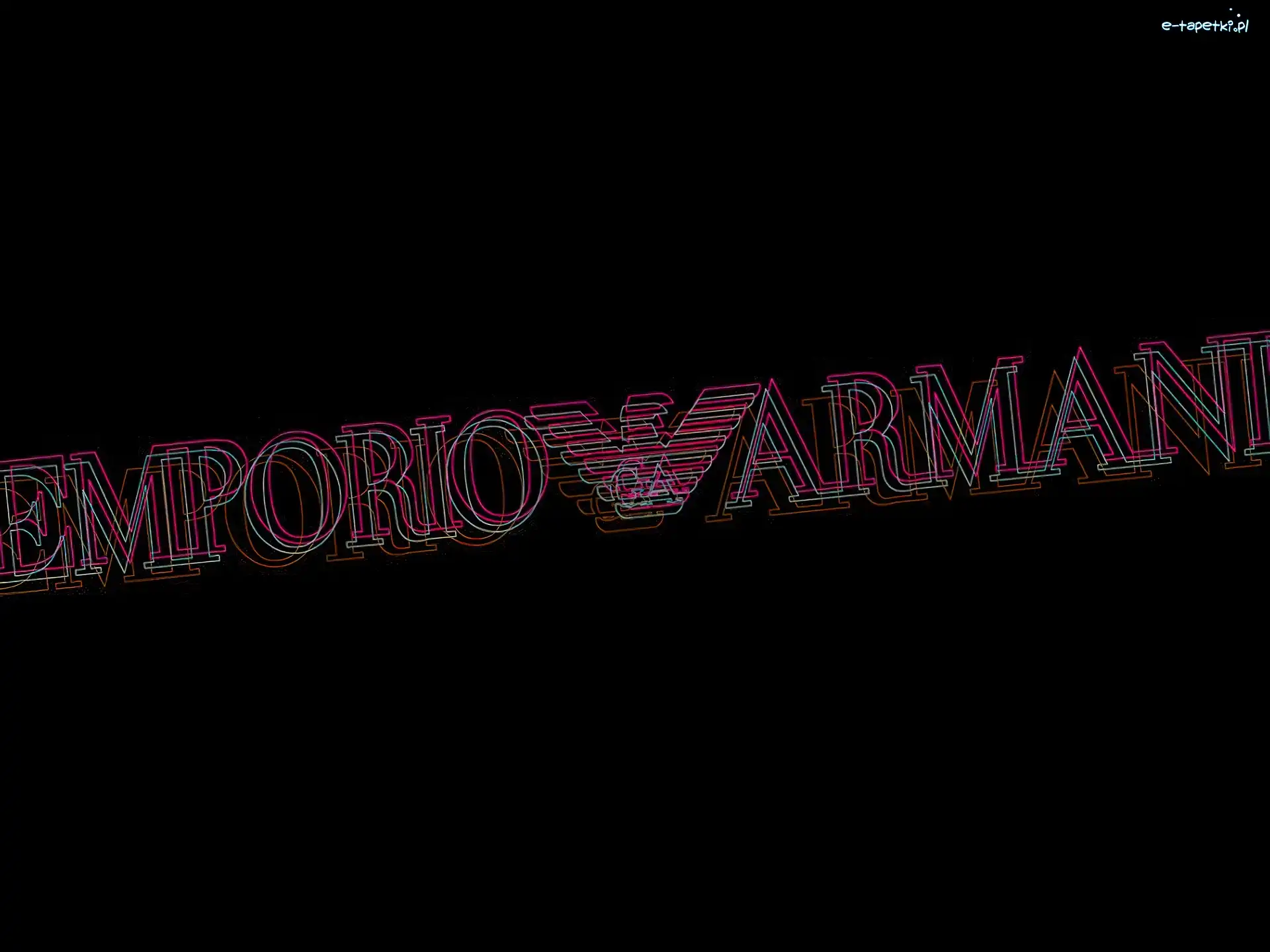 emporio, neony, Armani