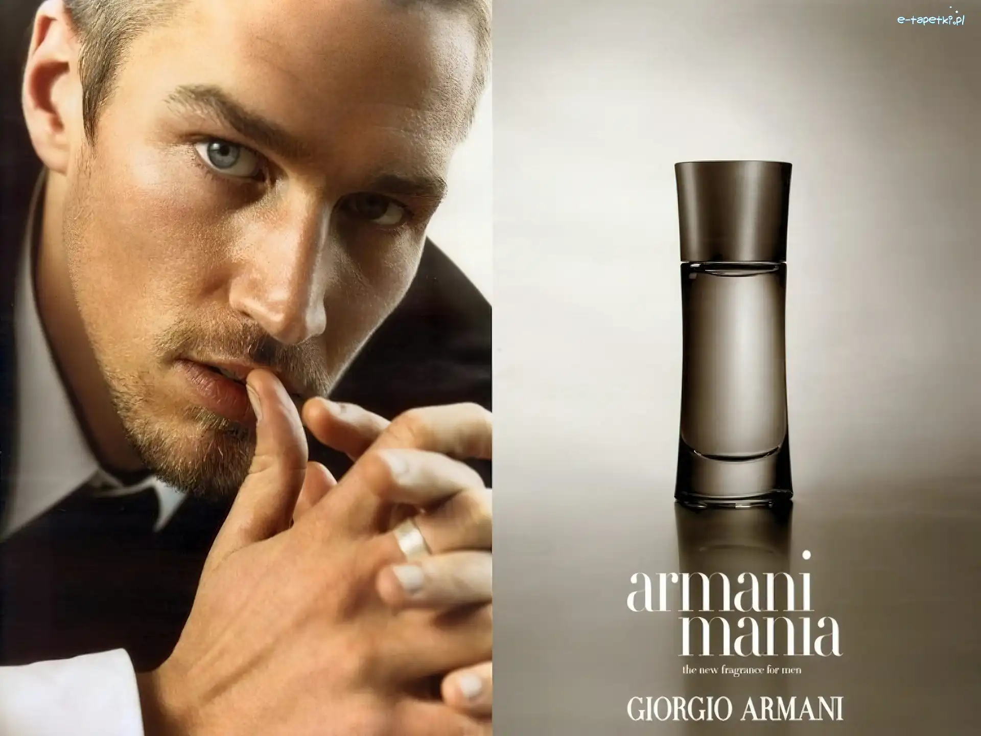 Armani, mężczyzna, mania, perfumy, flakon