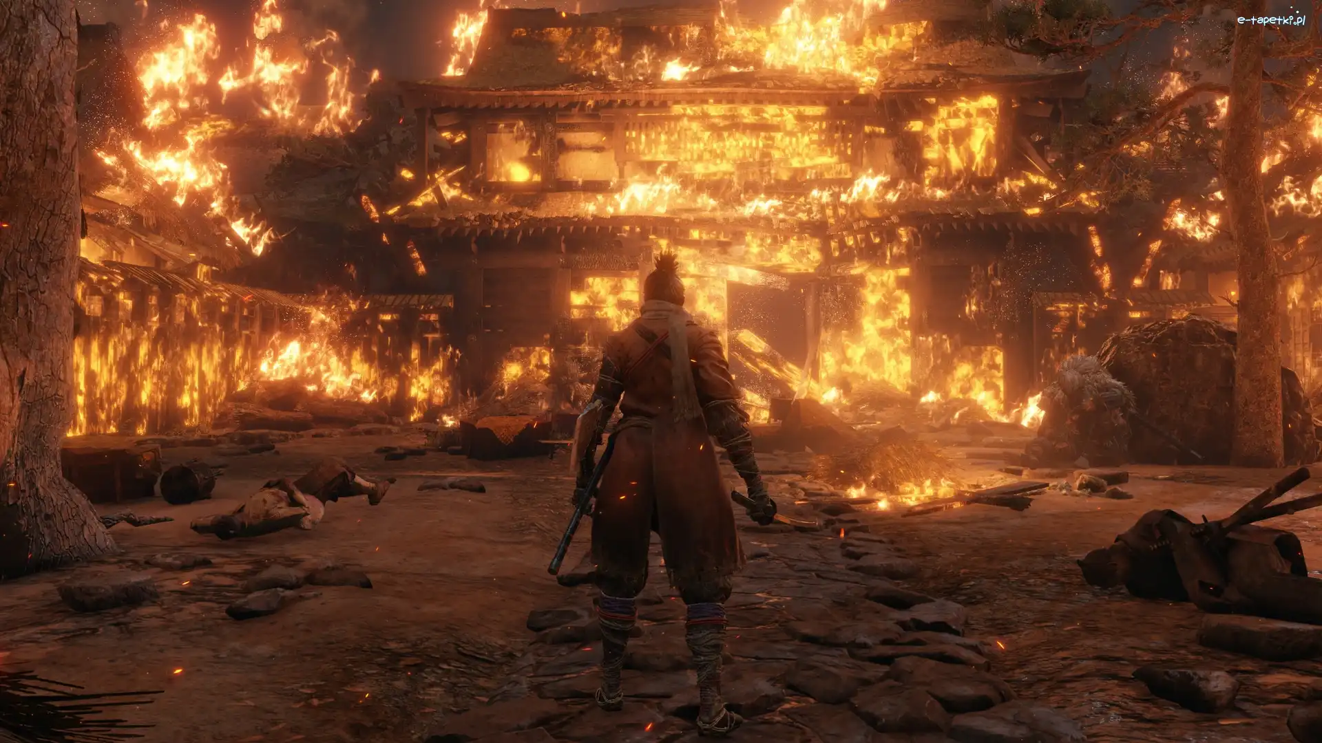 Sekiro Shadows Die Twice, Ogień, Pożar, Gra