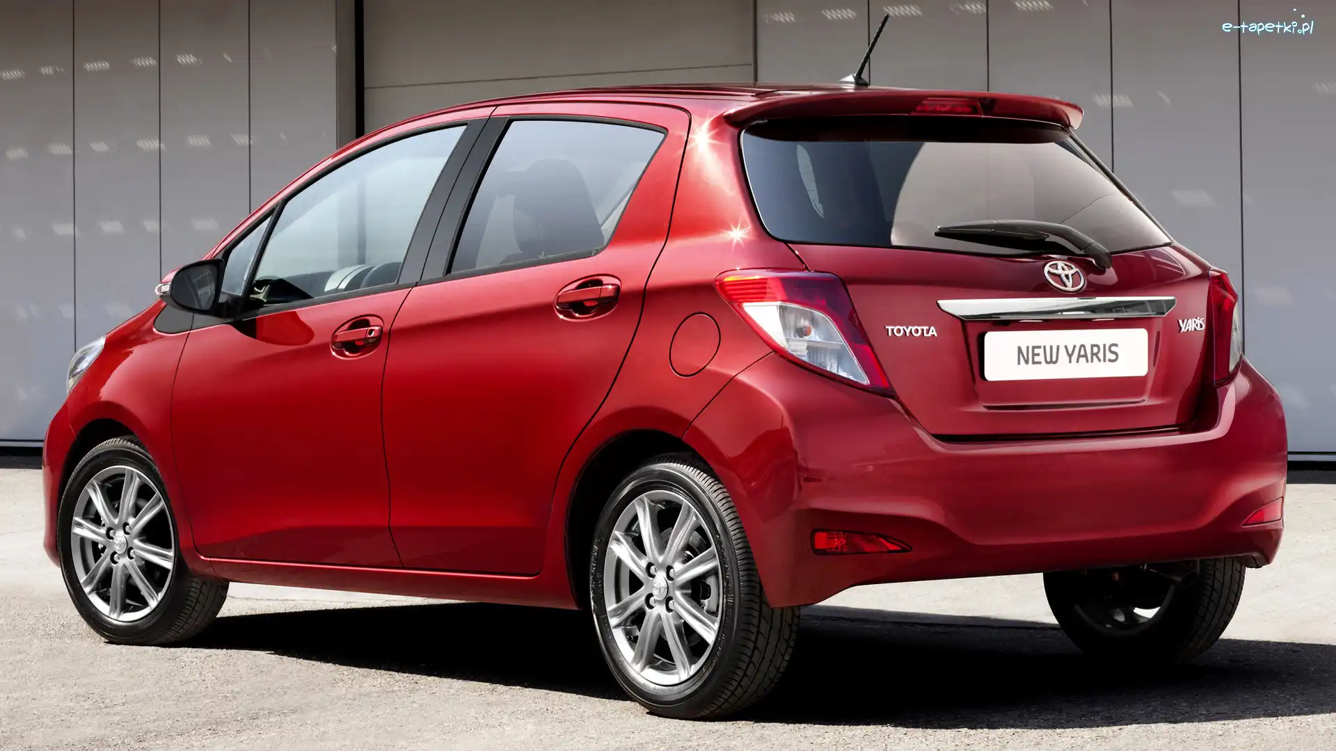 Tył, Toyota Yaris