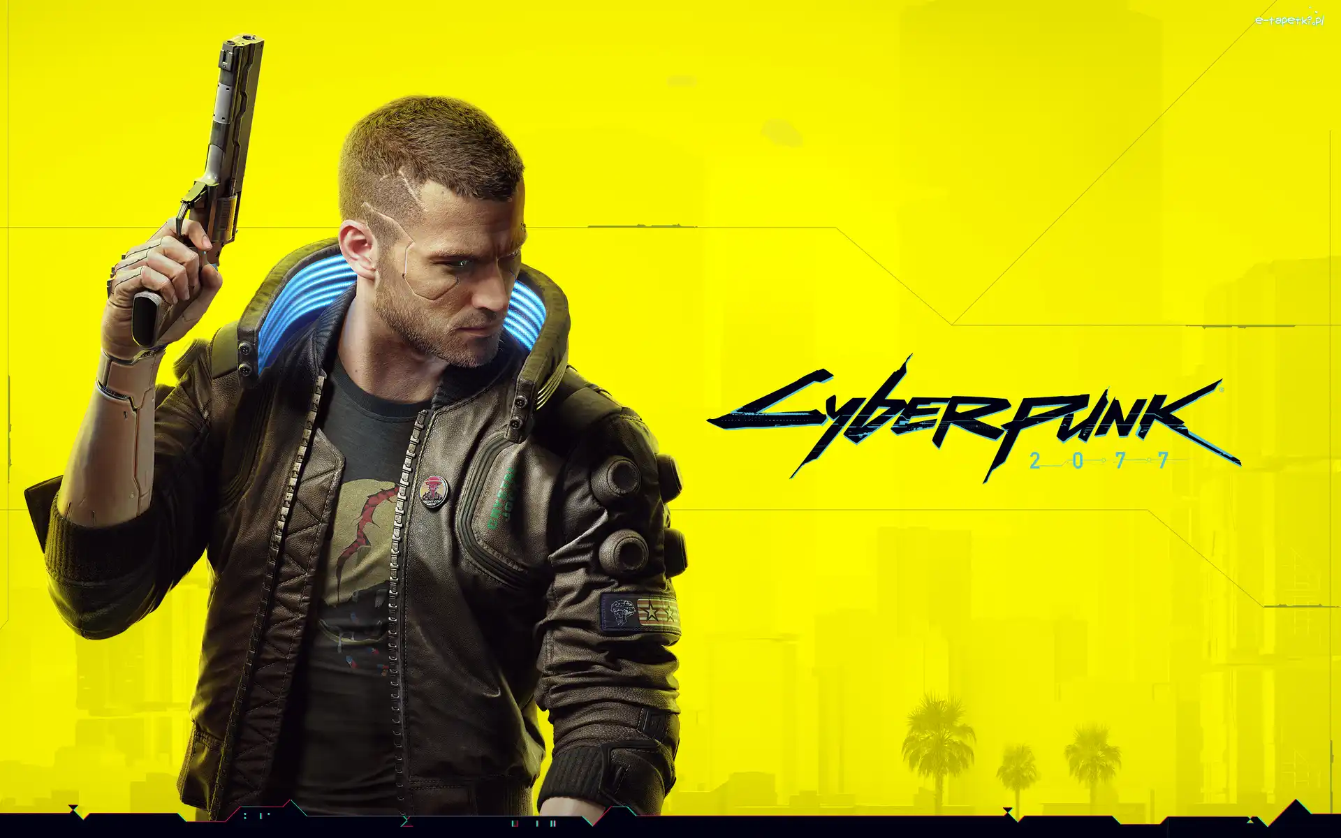 Gra wideo, Pistolet, Postać, Cyberpunk 2077