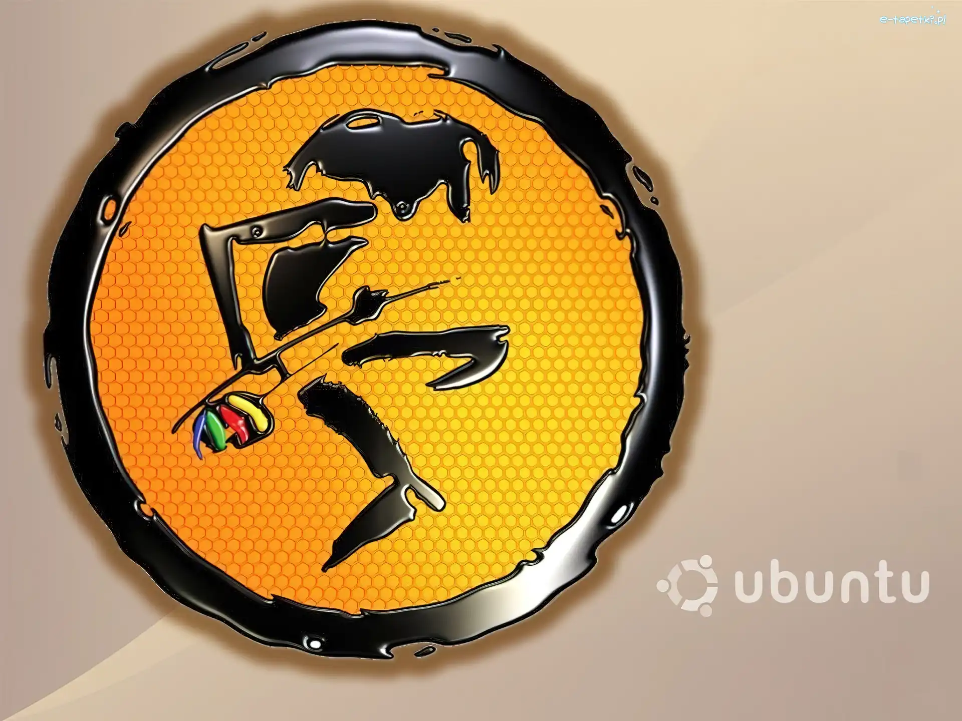 Ubuntu, symbol, grafika, plemie, człowiek