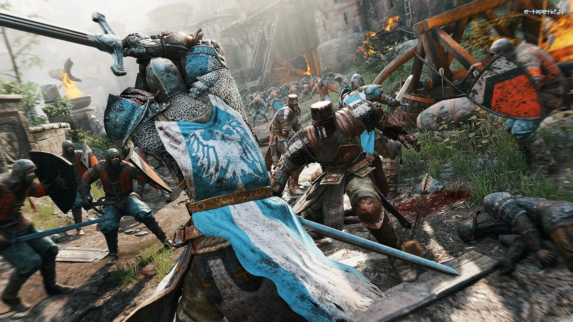 Rycerze, Strażnik, Miecz, Walka, For Honor, Gra