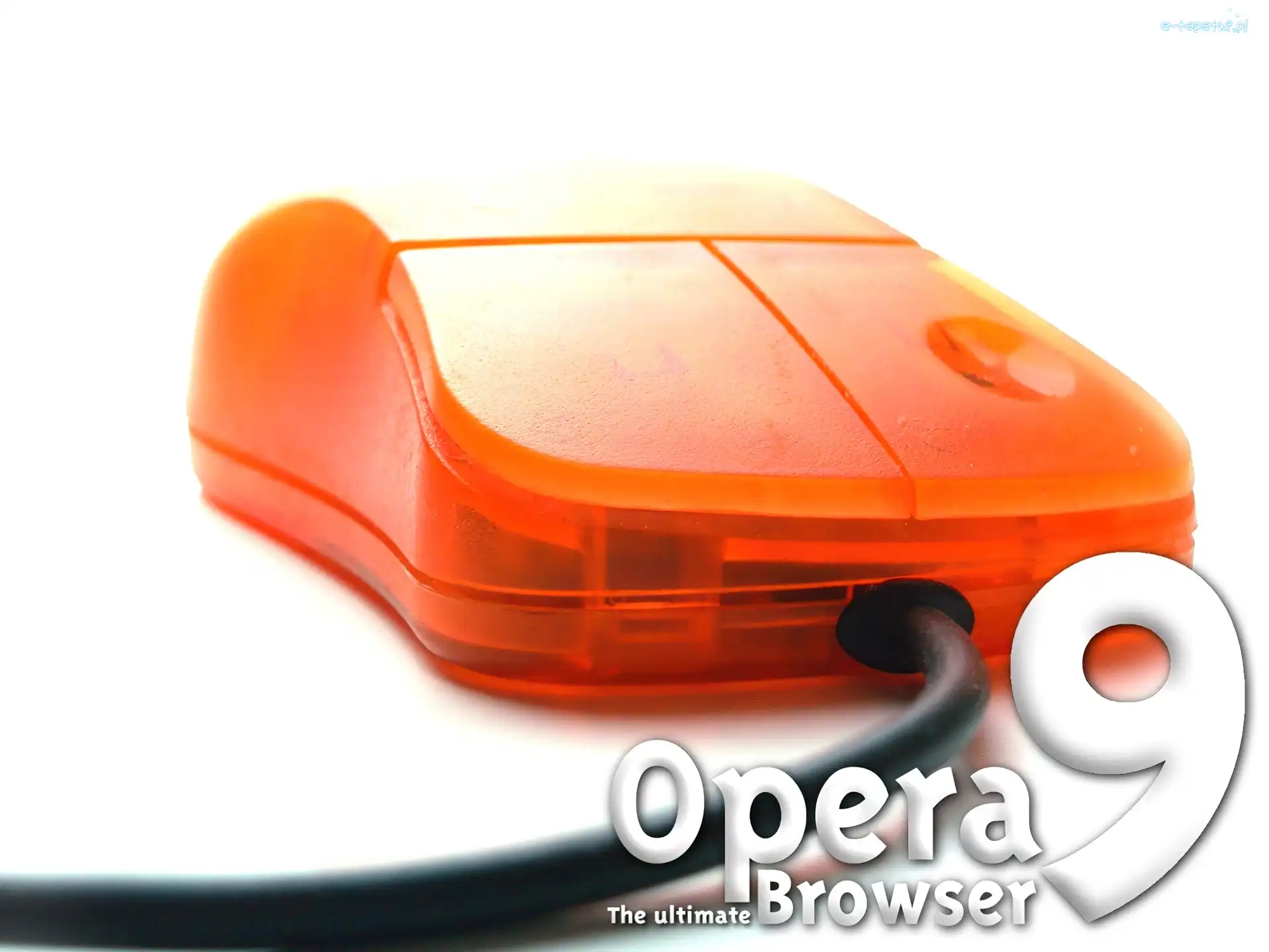 Opera, kabel, myszka