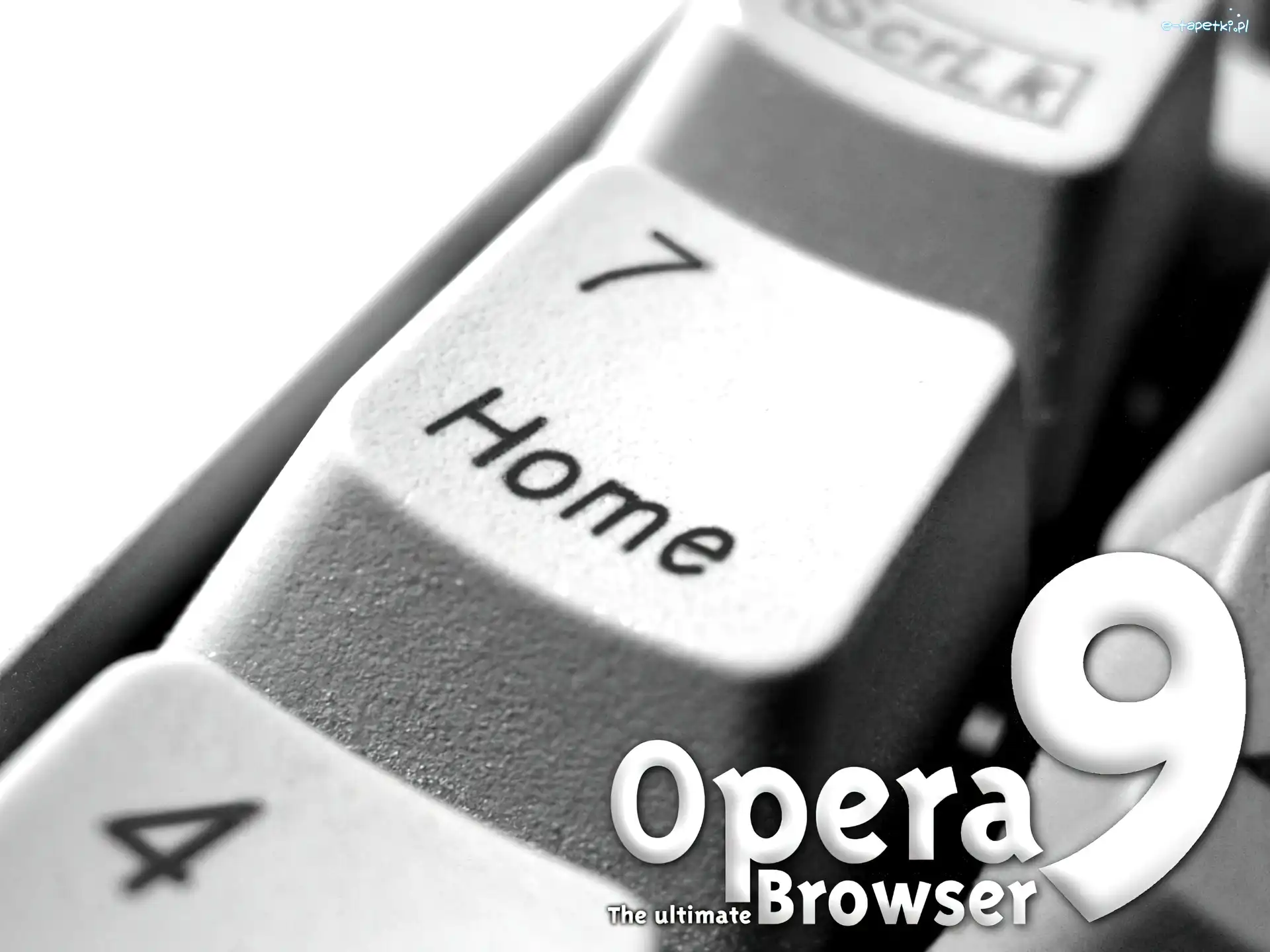 7, klawiatura, home, Opera, klawisz