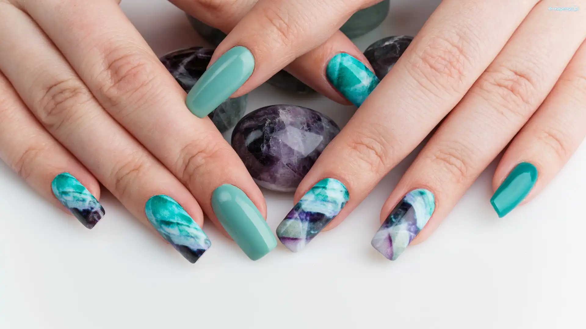Manicure, Kobieta, Dłonie