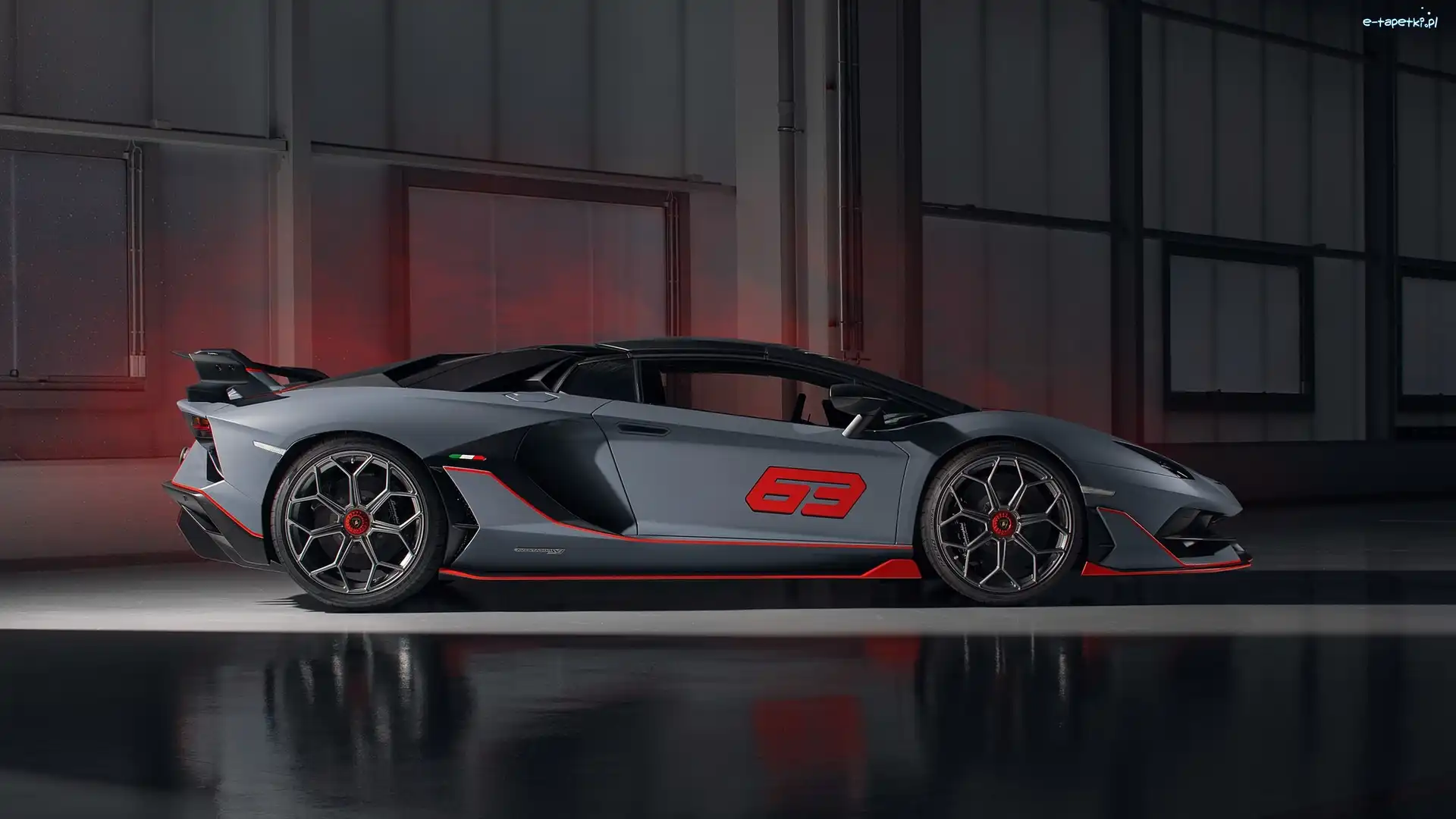 SVJ 63, Ściana, Roadster, Lamborghini Aventador
