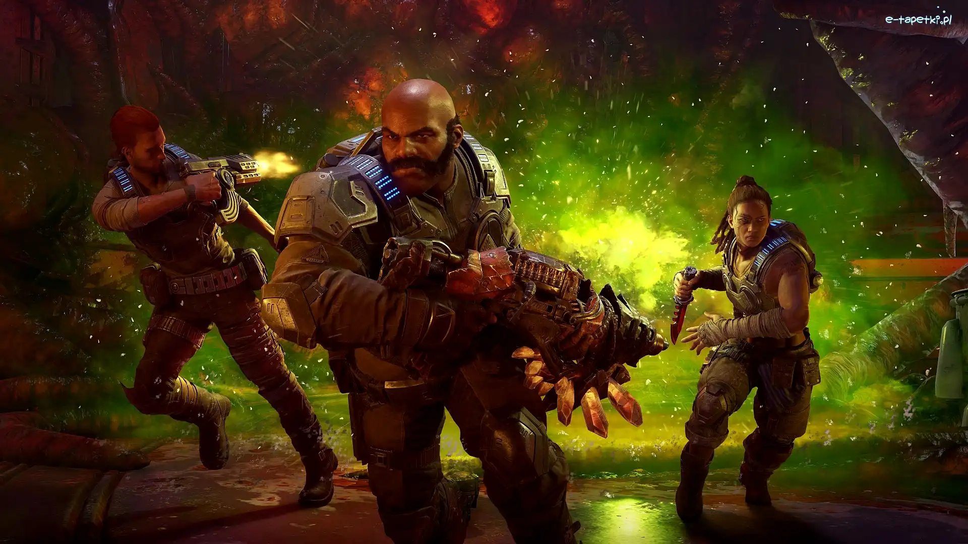 Gears of War 5, Walka, Postacie, Gra