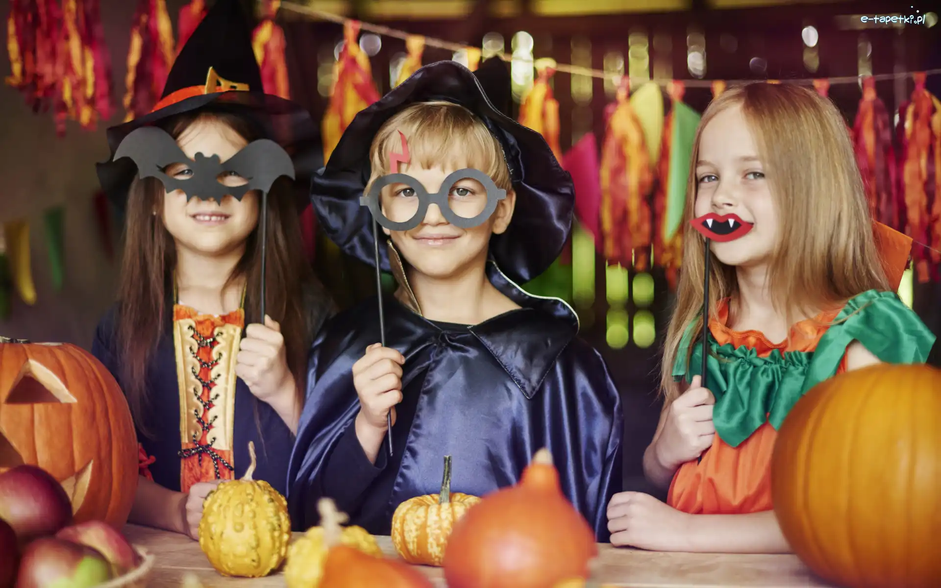 Dzieci, Kostiumy, Maski, Halloween