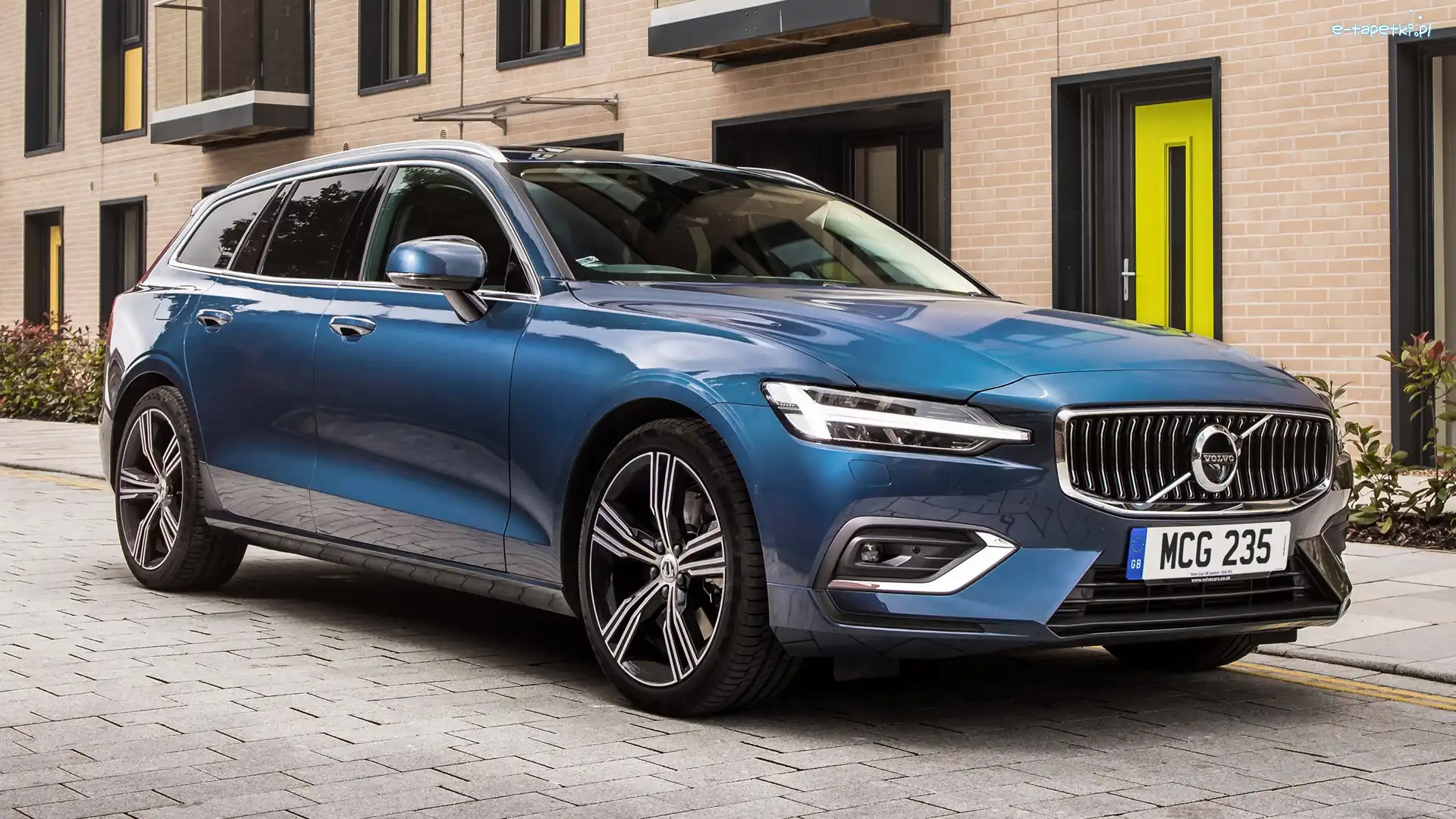 2018, Volvo V60, Niebieskie