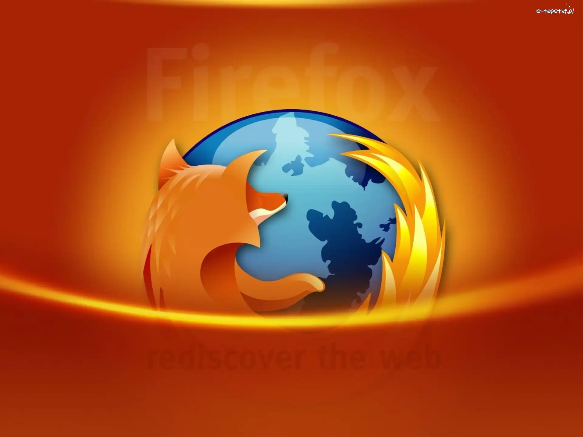 ogień, FireFox, grafika, lis
