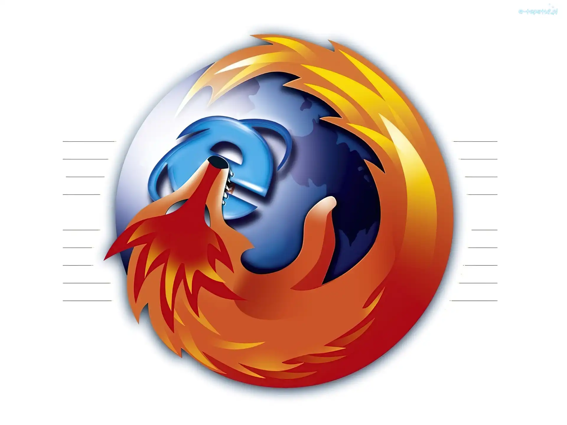 lis, grafika, ziemia, FireFox, przeglądarka