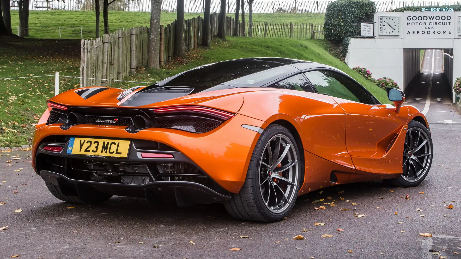Tył, McLaren 720S, Pomarańczowy