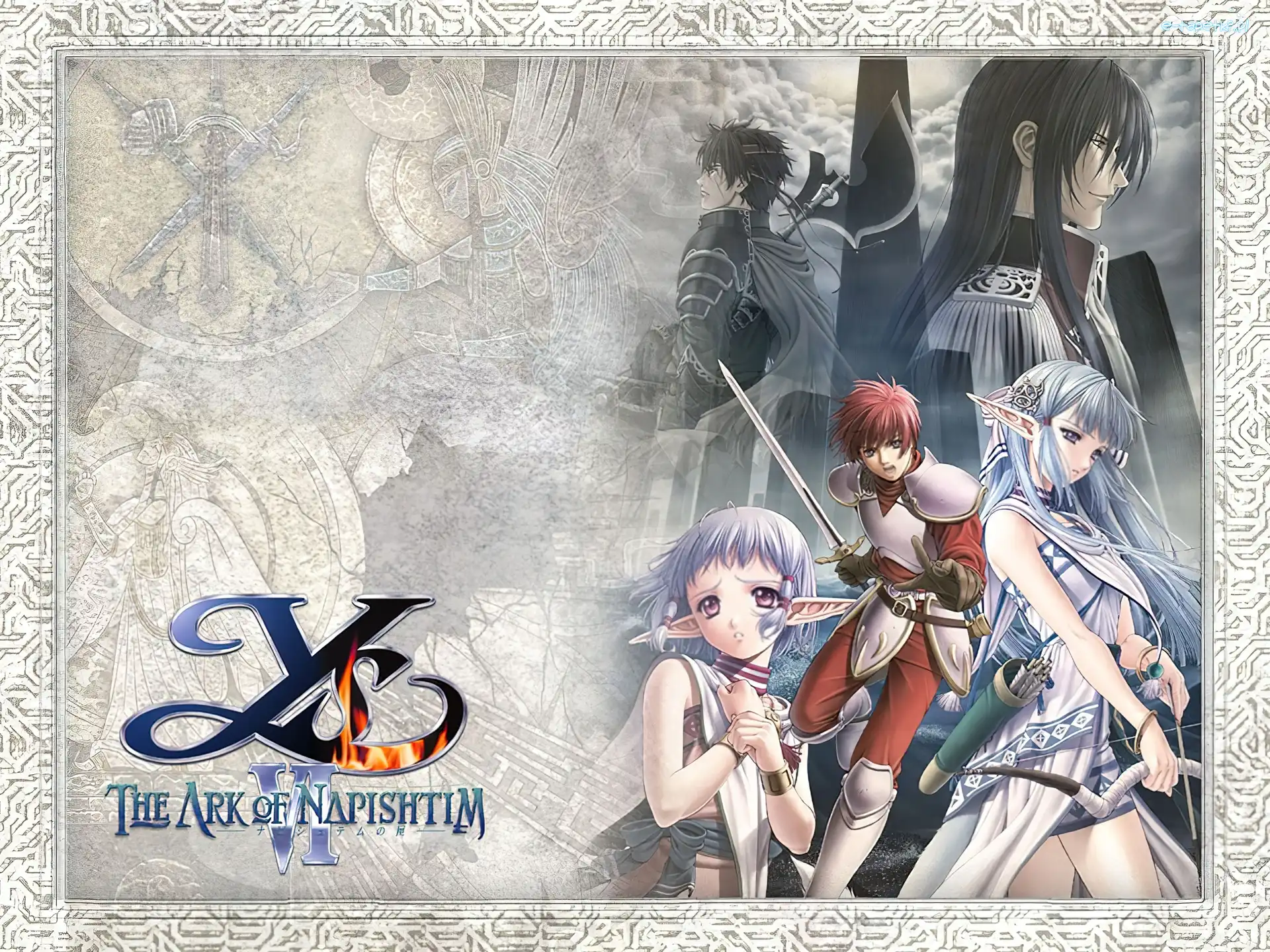 postacie, manga, grafika, Ys Vi The Ark Of Napishtim
