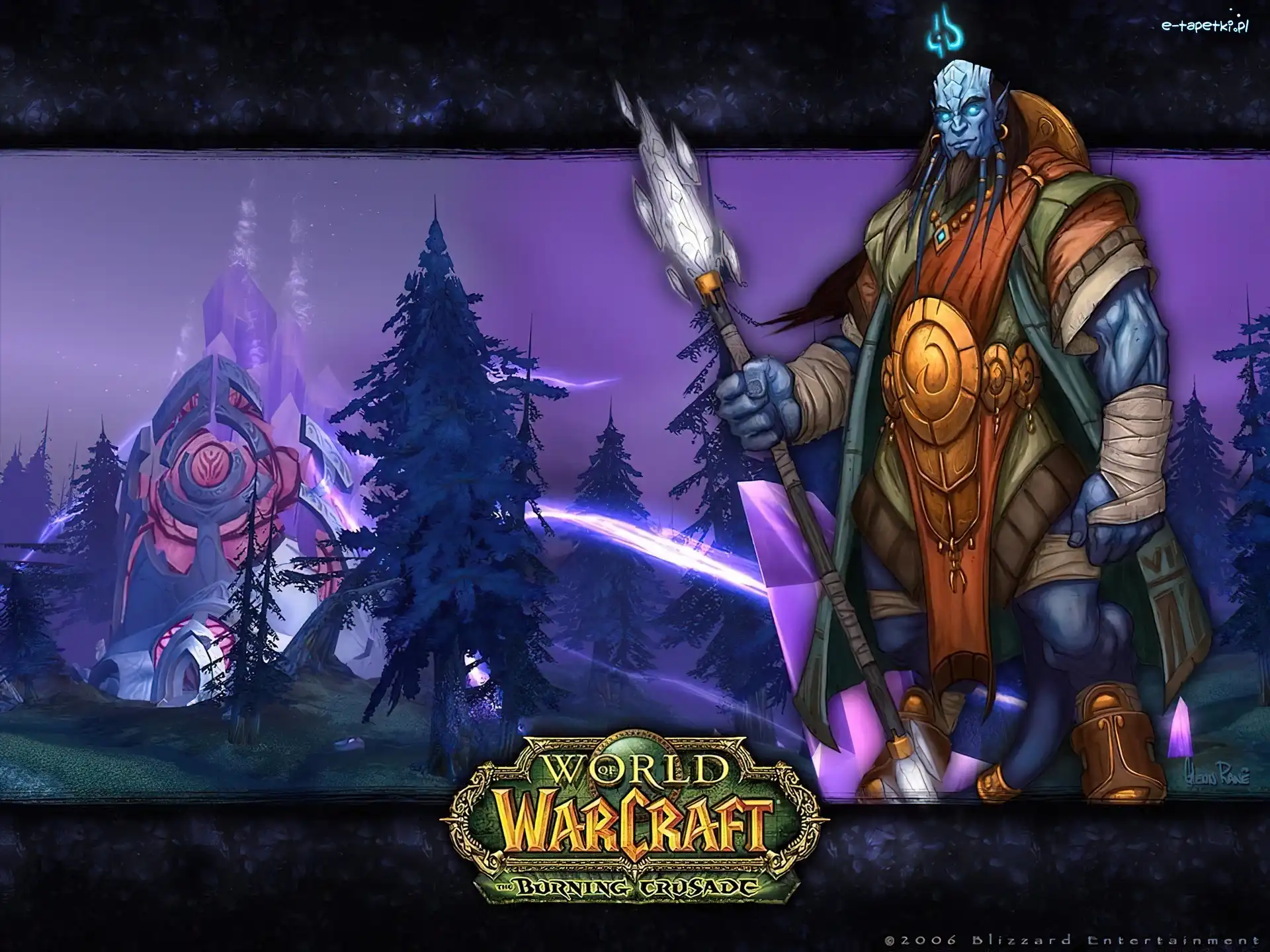 postać, fantasy, wojownik, World Of Warcraft The Burning Crusade