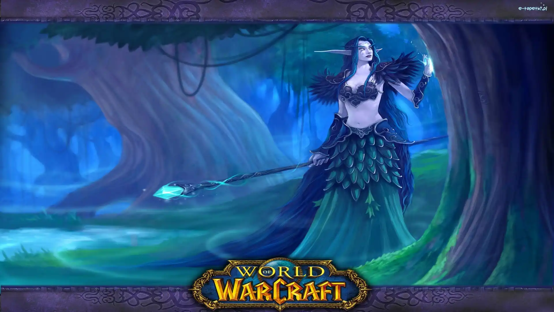 kobieta, fantasy, elf, World Of Warcraft