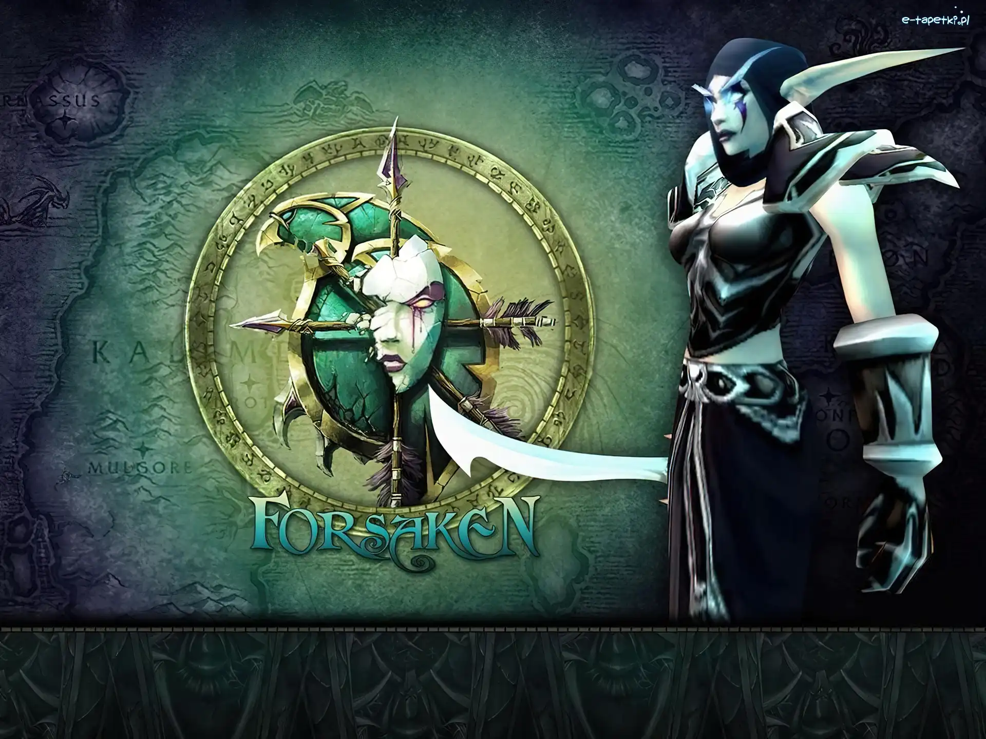 kobieta, fantasy, elf, World Of Warcraft