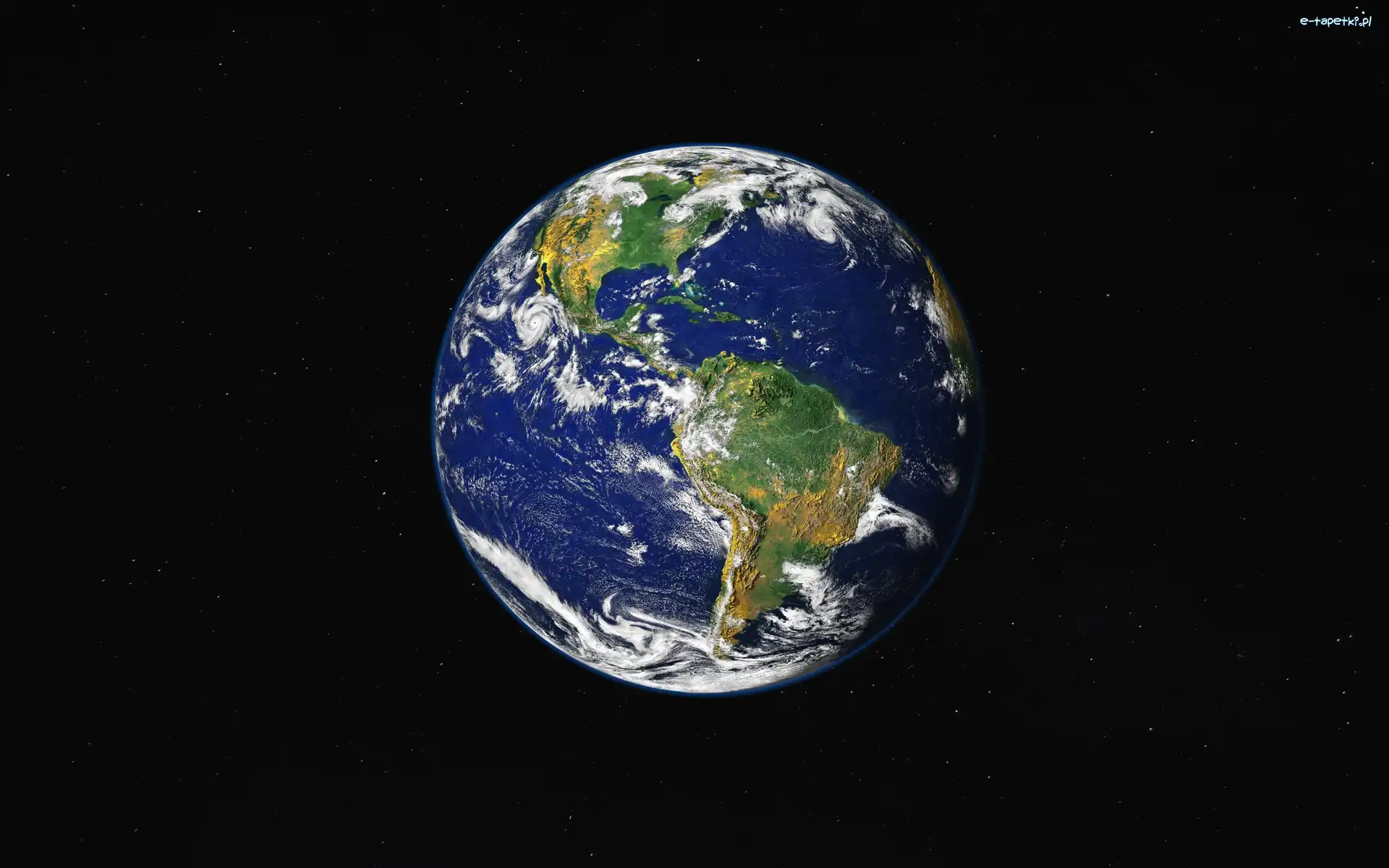Planeta, Kosmos, Ziemia, Gwiazdy, Noc