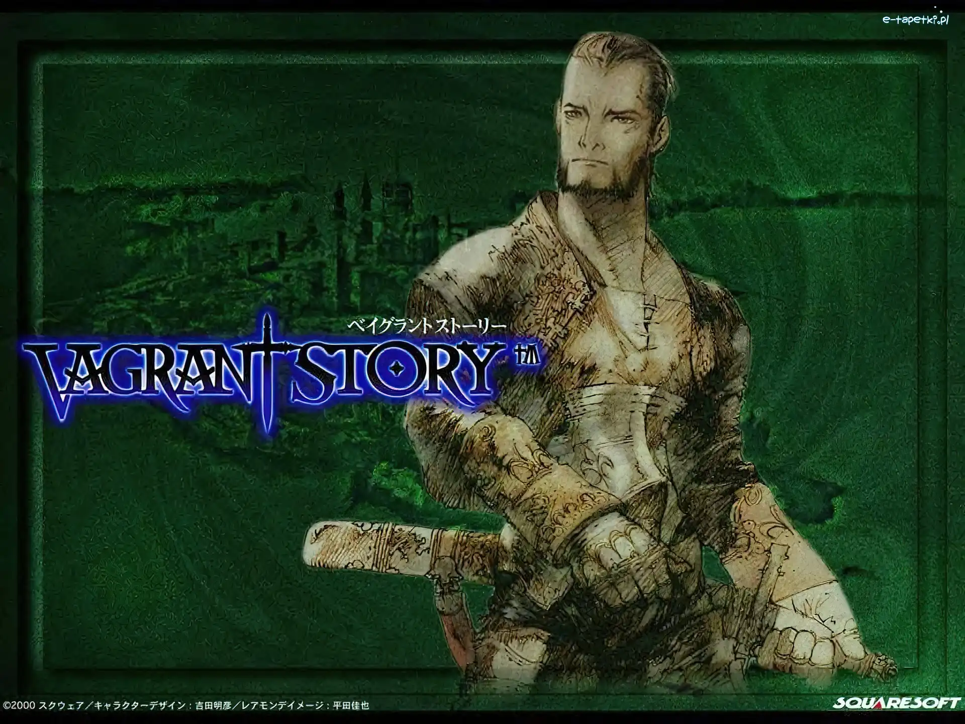 mężczyzna, Vagrant Story, fantasy, wojownik