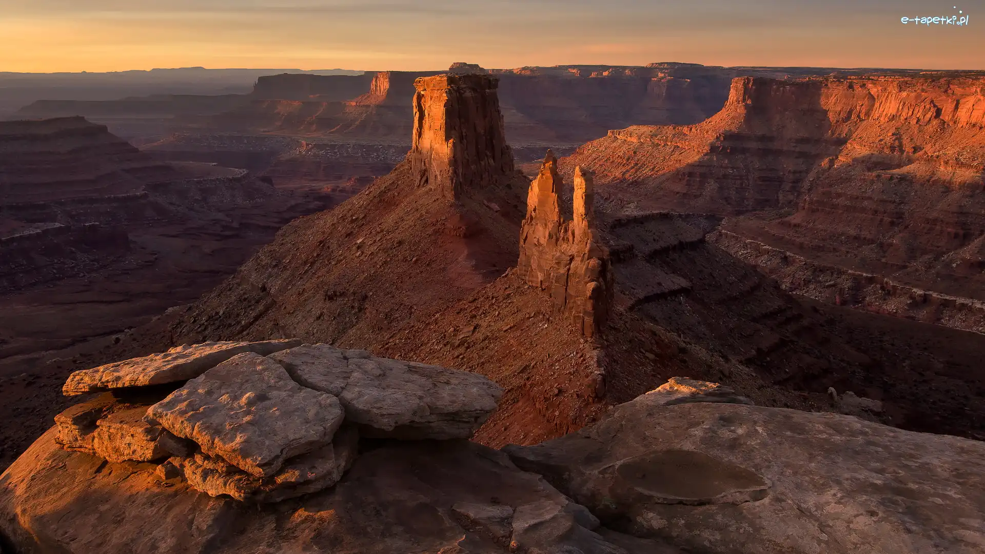Stan Utah, Skały, Kanion, Stany Zjednoczone, Formacje, Park Narodowy Canyonlands