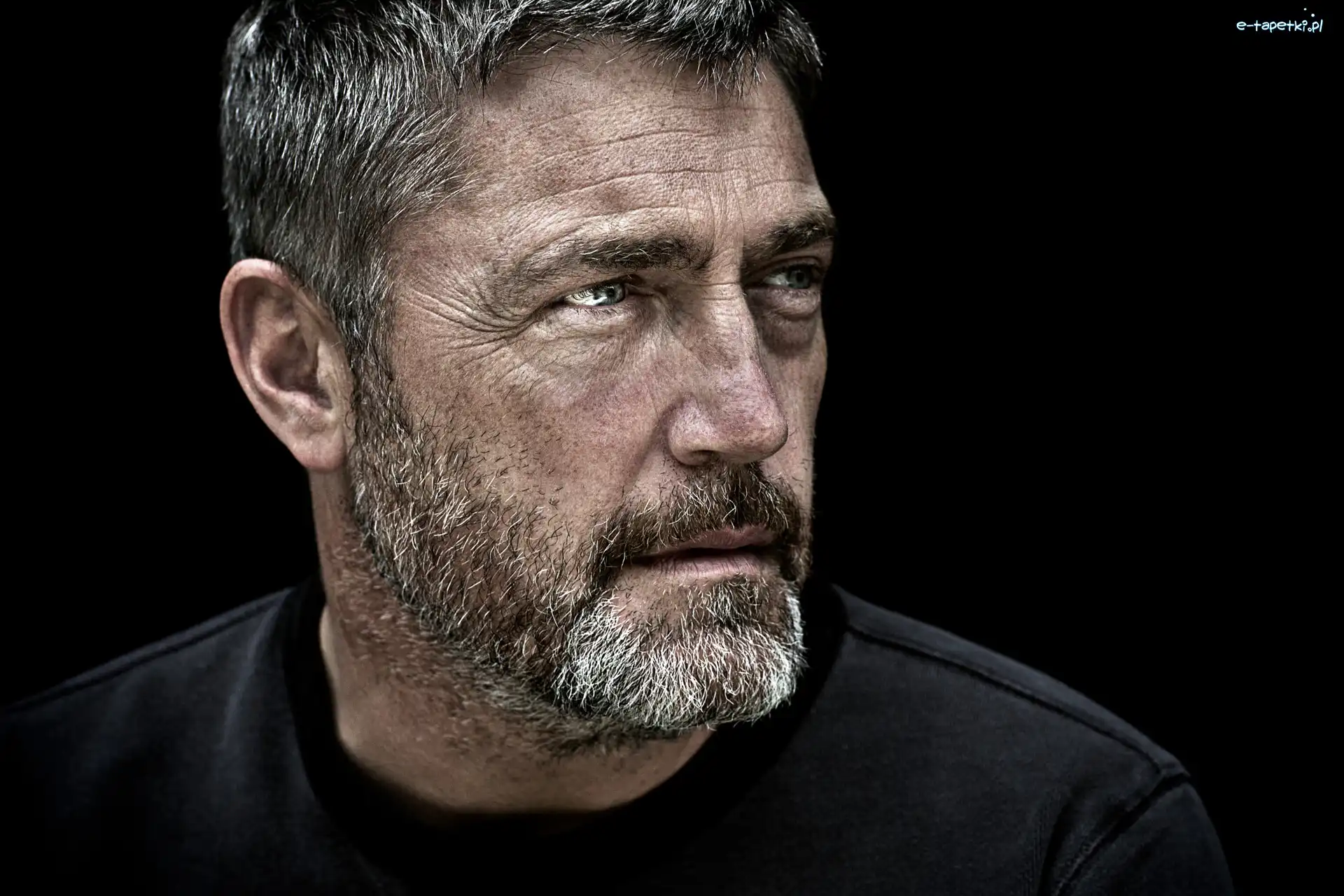 Mężczyzna, Broda, Twarz, Vincent Regan, Aktor, Włosy, Szare