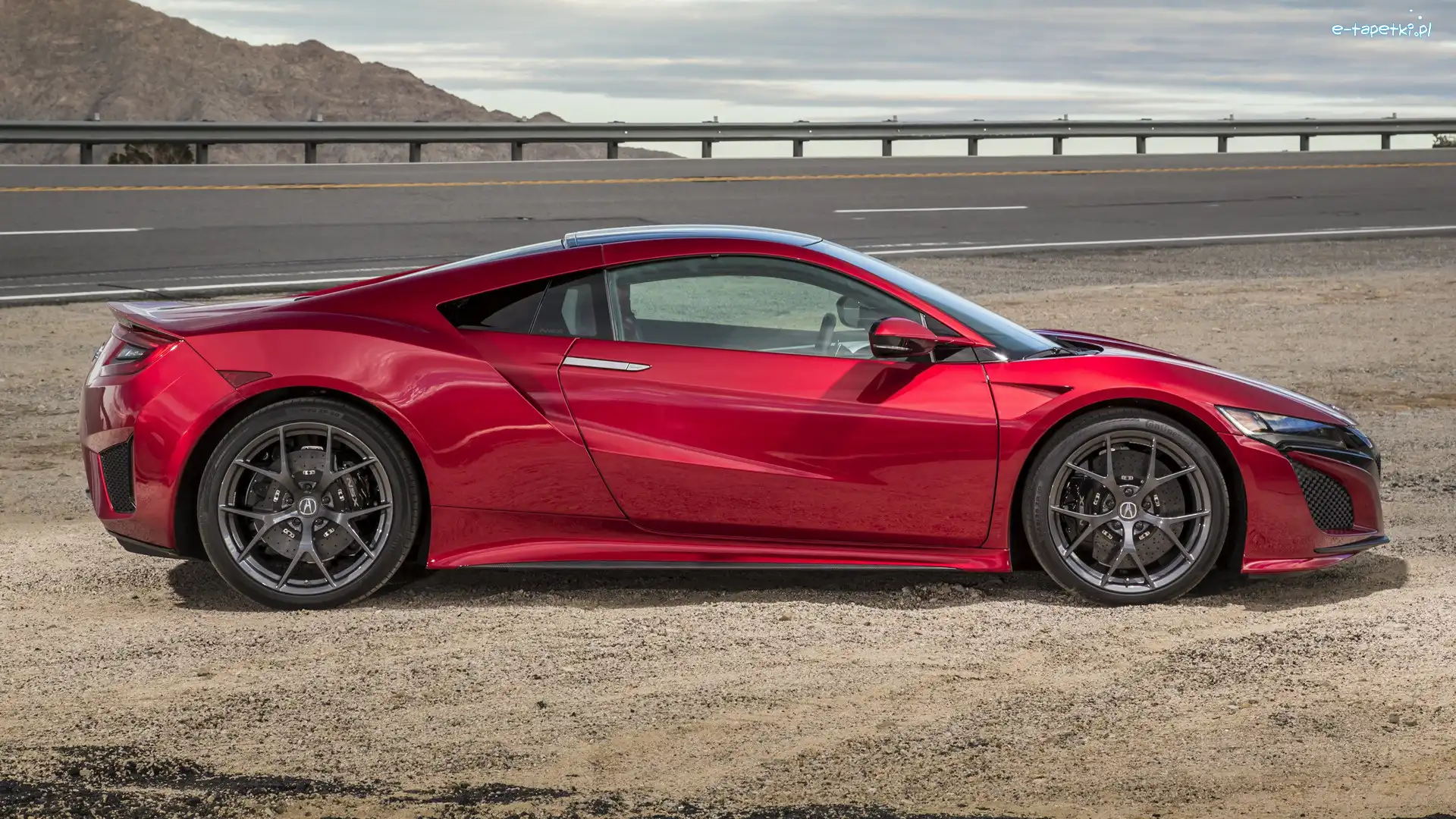 Bok, Acura NSX, Czerwona