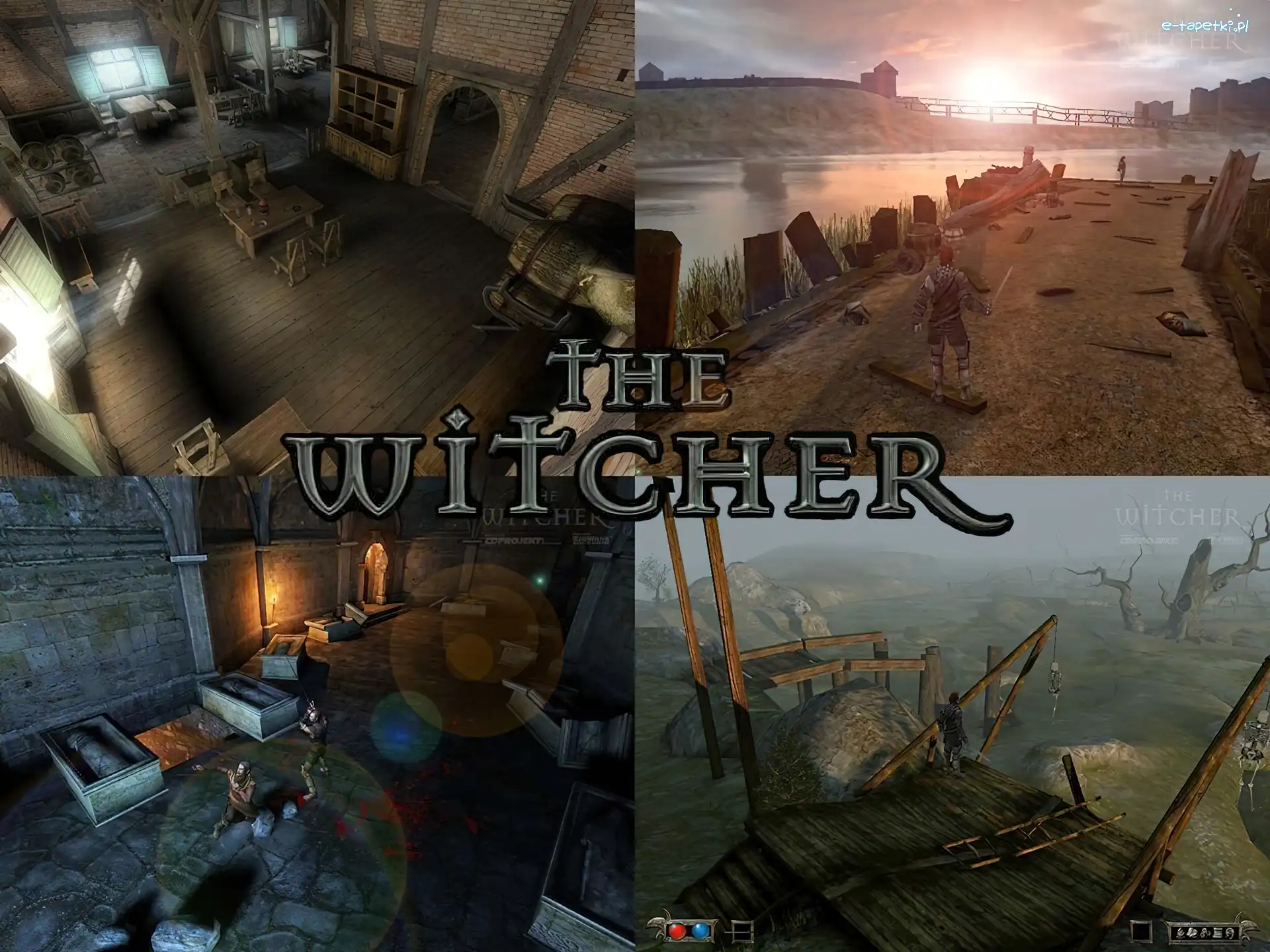 komnata, katakumby, droga, The Witcher