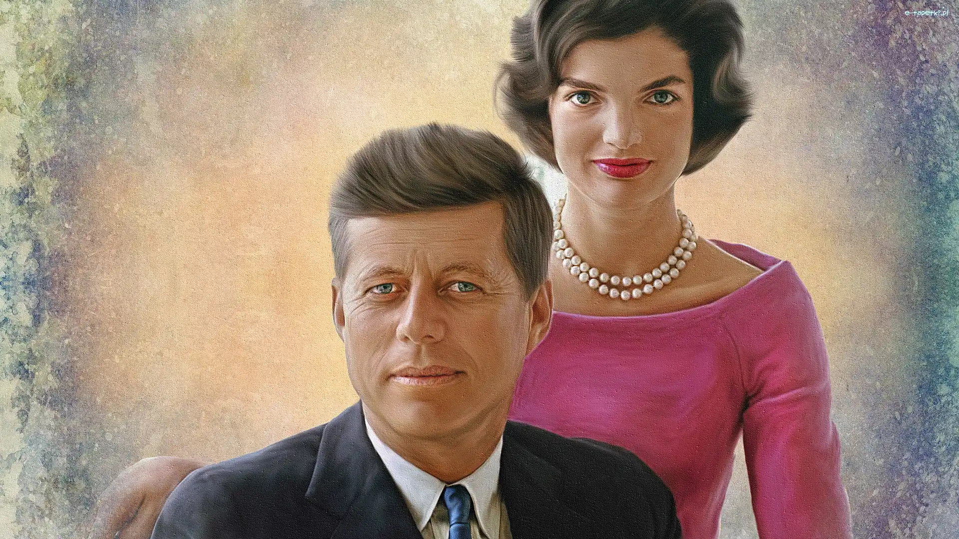 Kobieta, Mężczyzna, Jacqueline Kennedy Onassis, Grafika, John F Kennedy