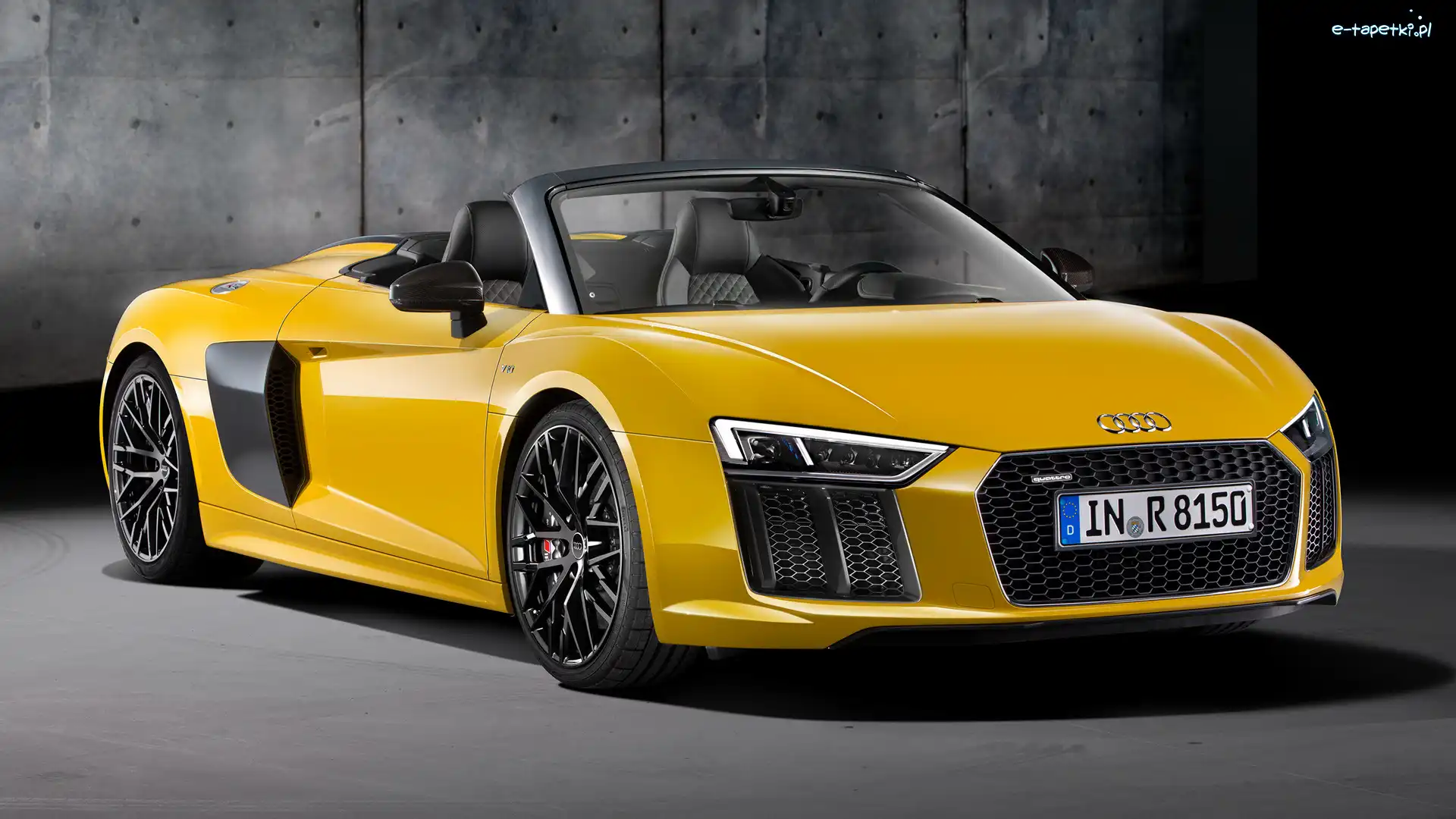 Audi R8 Spyder, Żółte