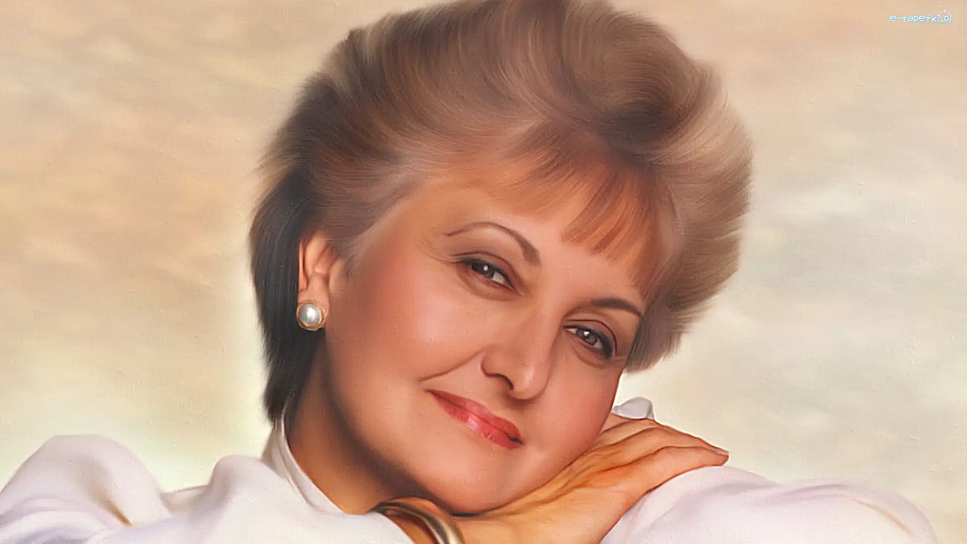 Grafika, Uśmiech, Kobieta