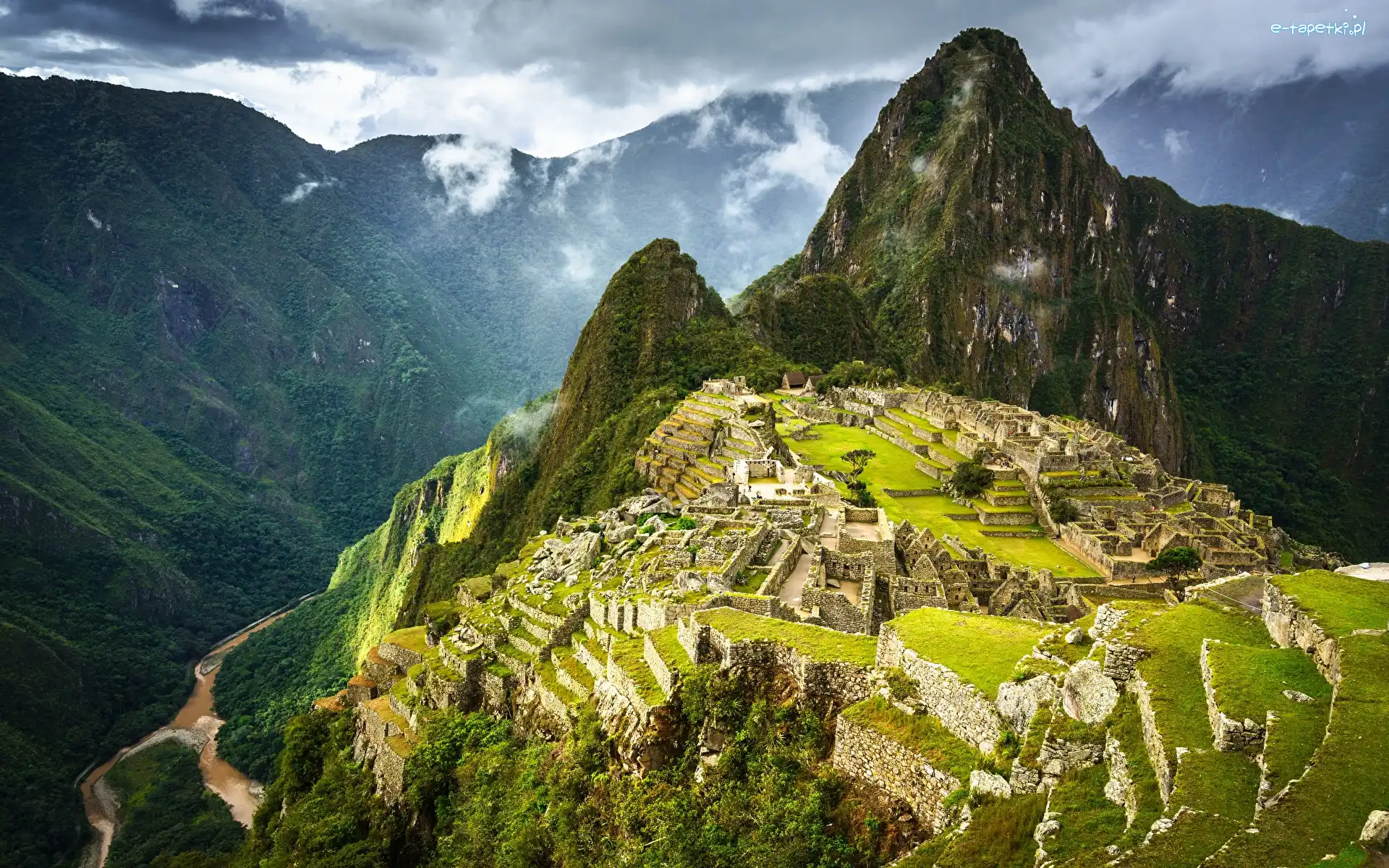 Szczyt Huayna Picchu, Machu Picchu, Andy Peruwiańskie, Peru, Ruiny, Góry