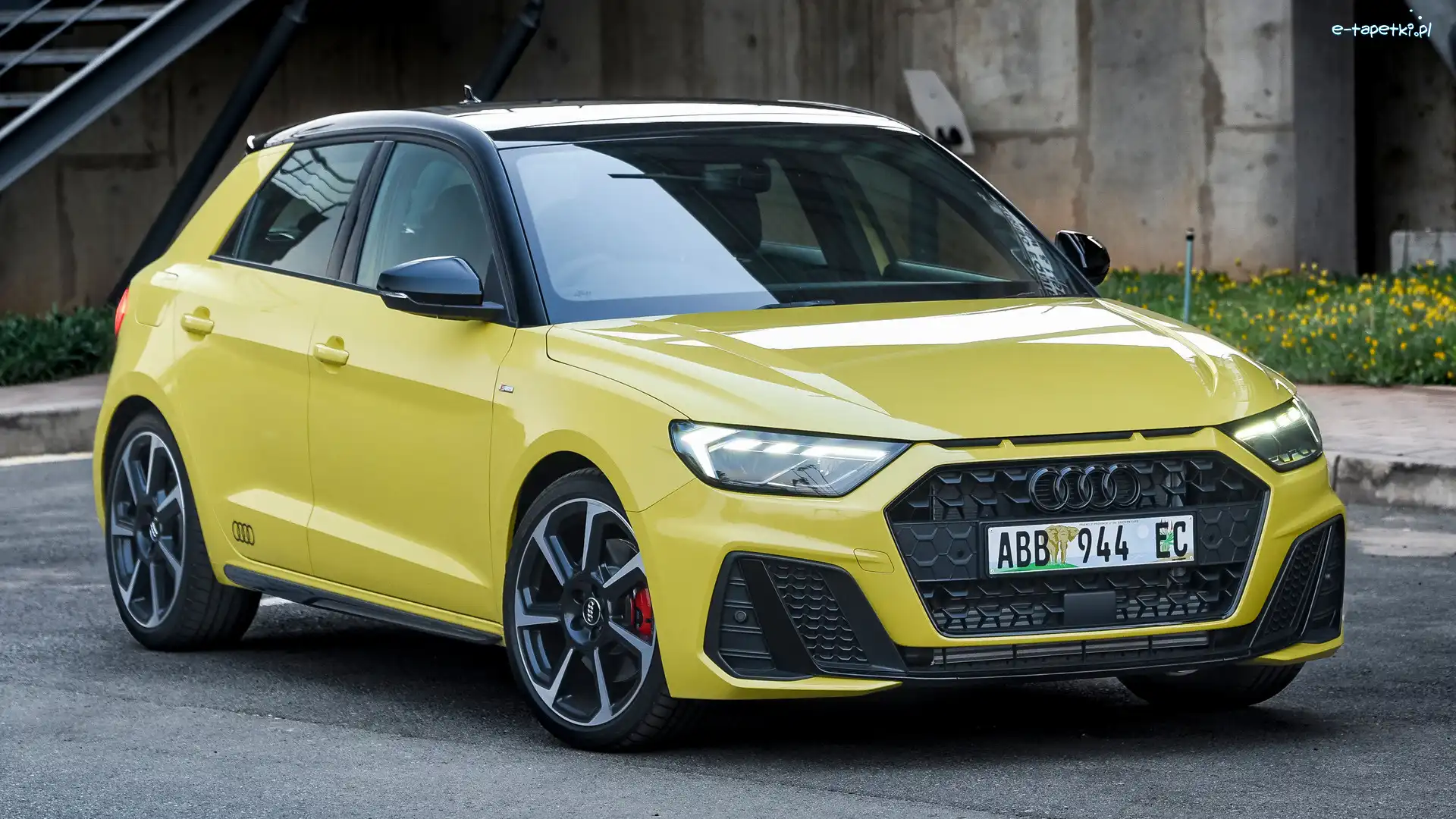 Przód, Audi A1 Citycarver, Żółte