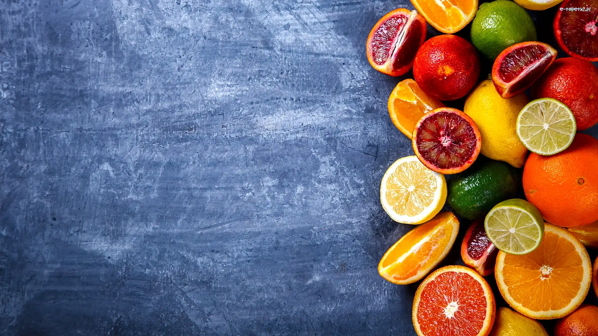 Cytryny, Pomarańcze, Limonki, Grejpfruty, Cytrusy, Owoce
