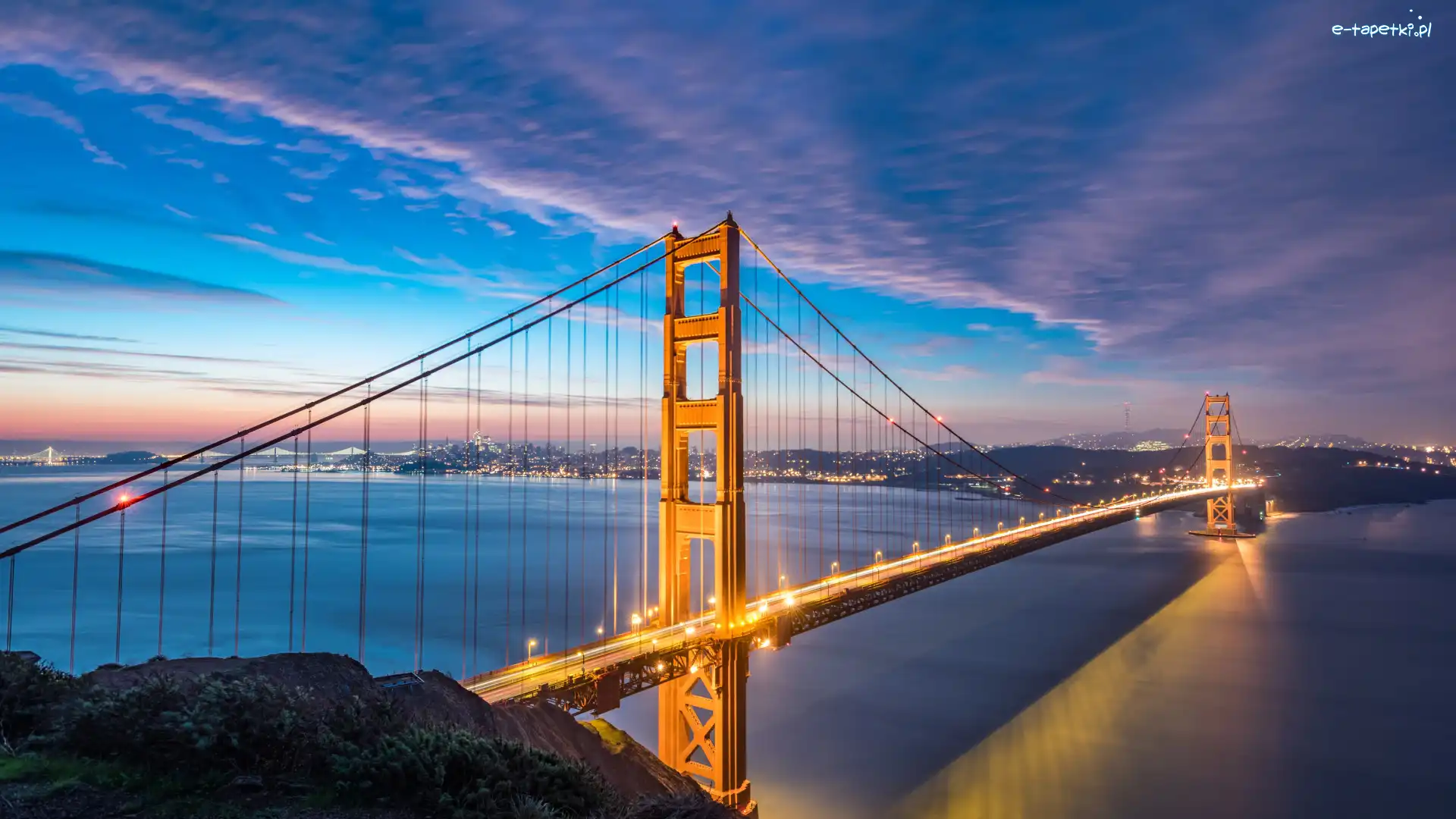 Most wiszący, Golden Gate, Cieśnina, Stany Zjednoczone, San Francisco